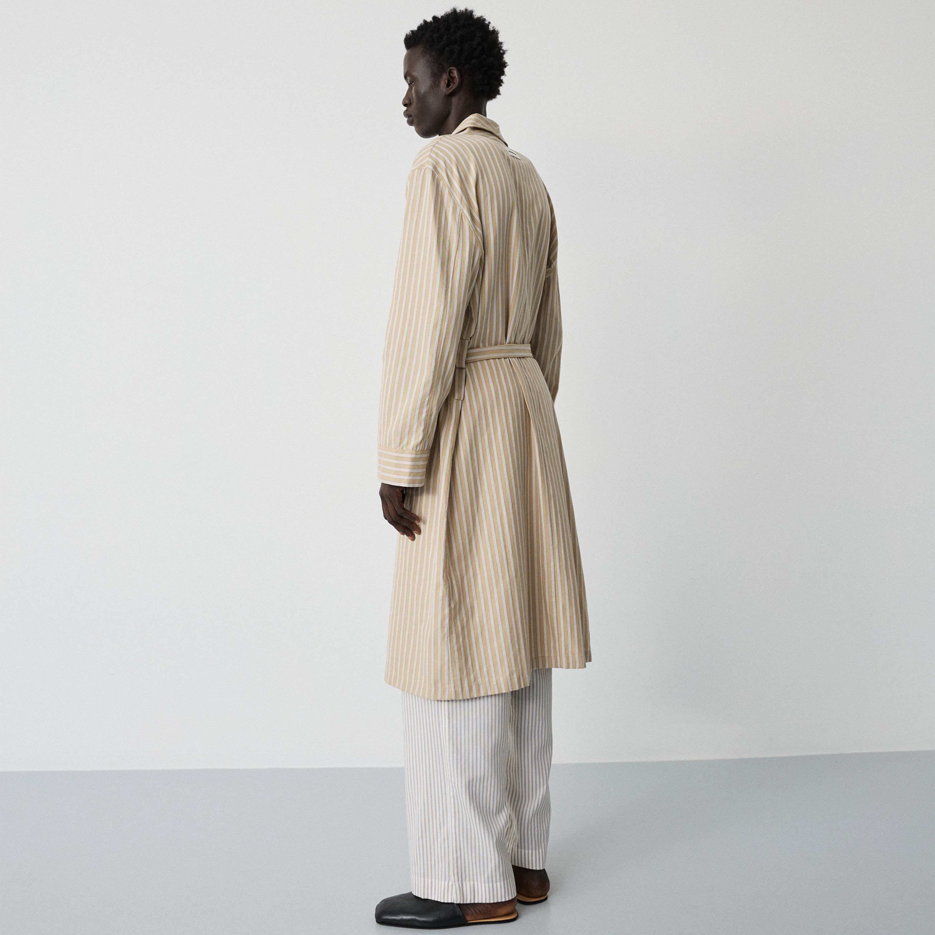 Magniberg Voyage Morgonrock Stripe Beige Small