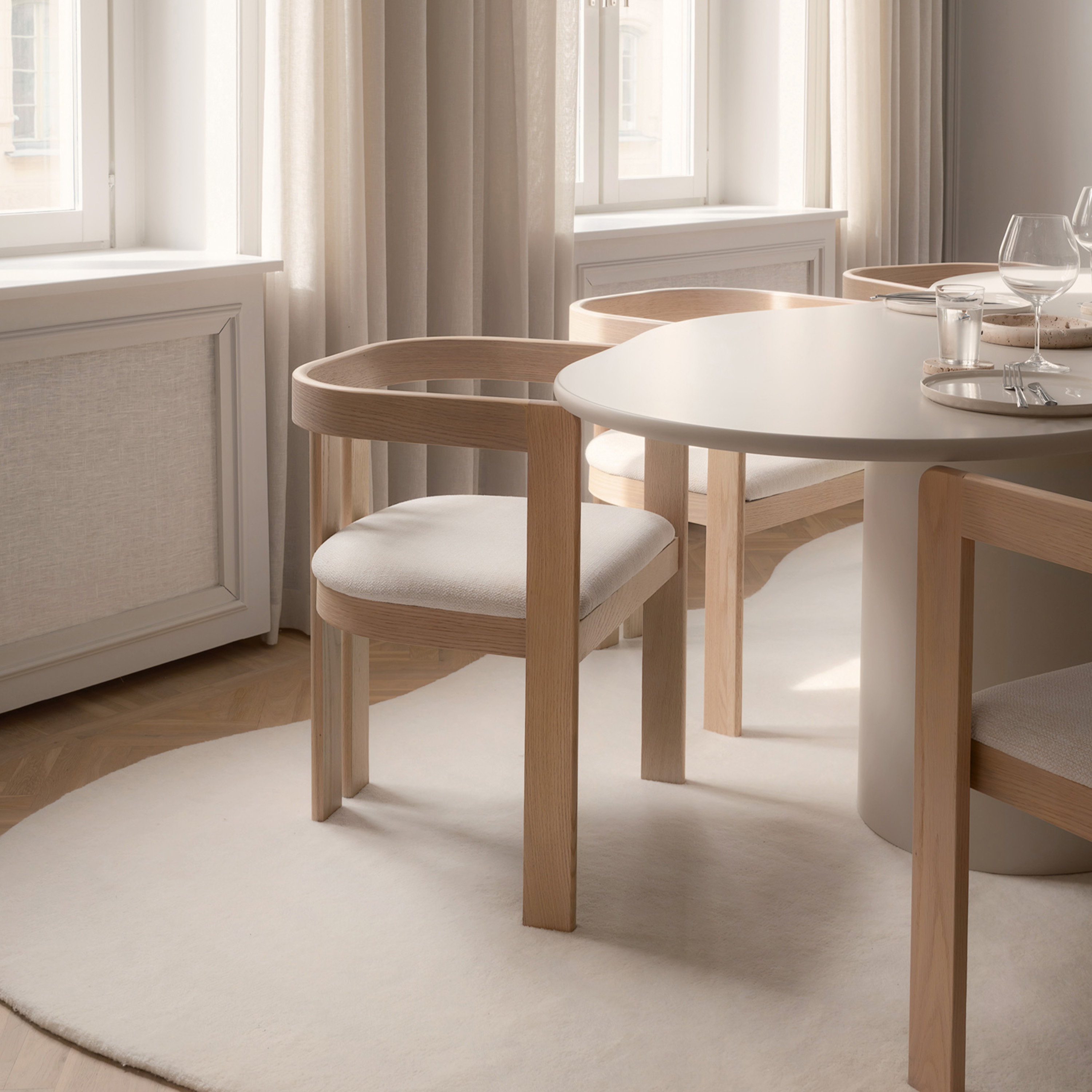 Sleepo Collection Callum Karmstol Vitoljad/Vit