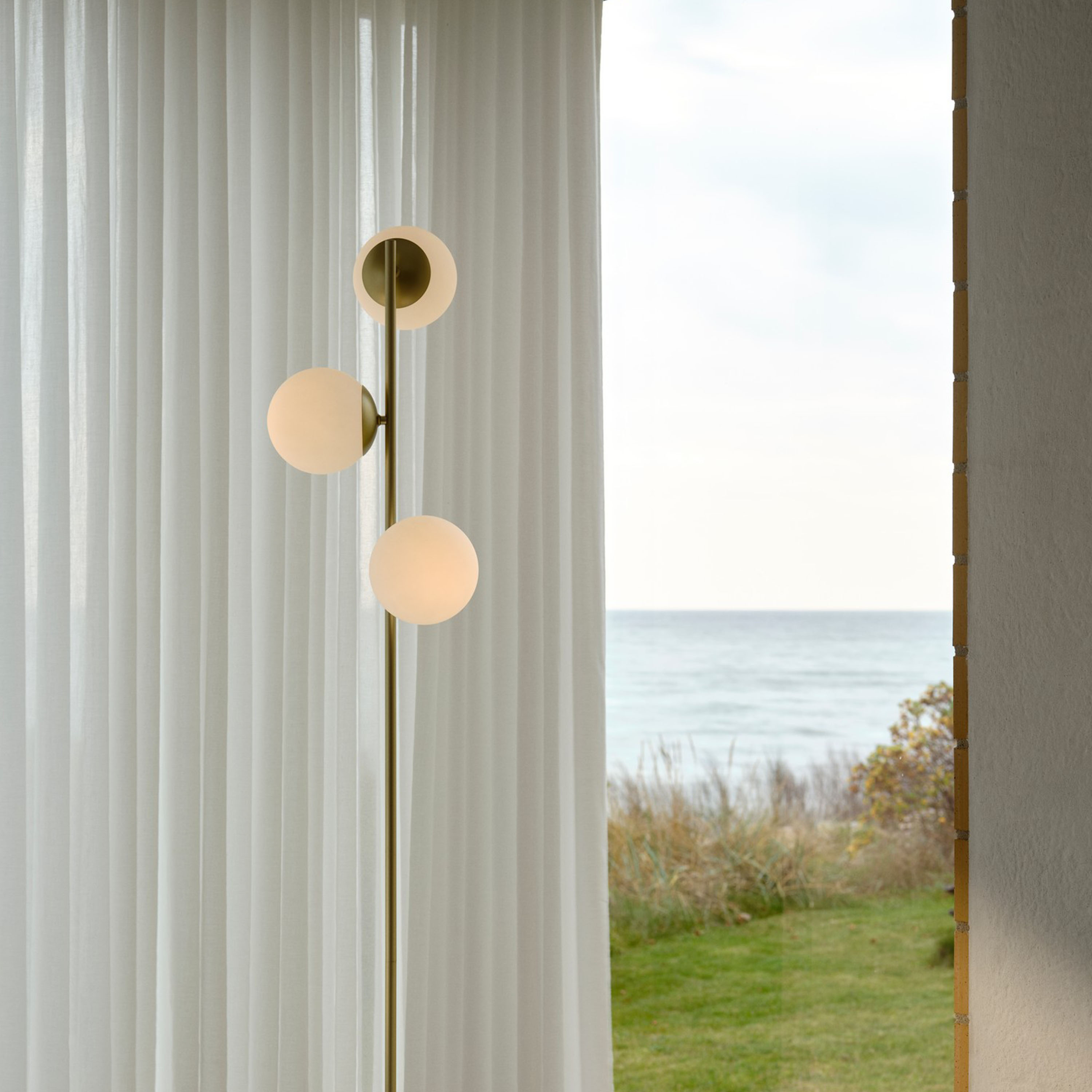 Nordlux Lilly Golvlampa Mässing