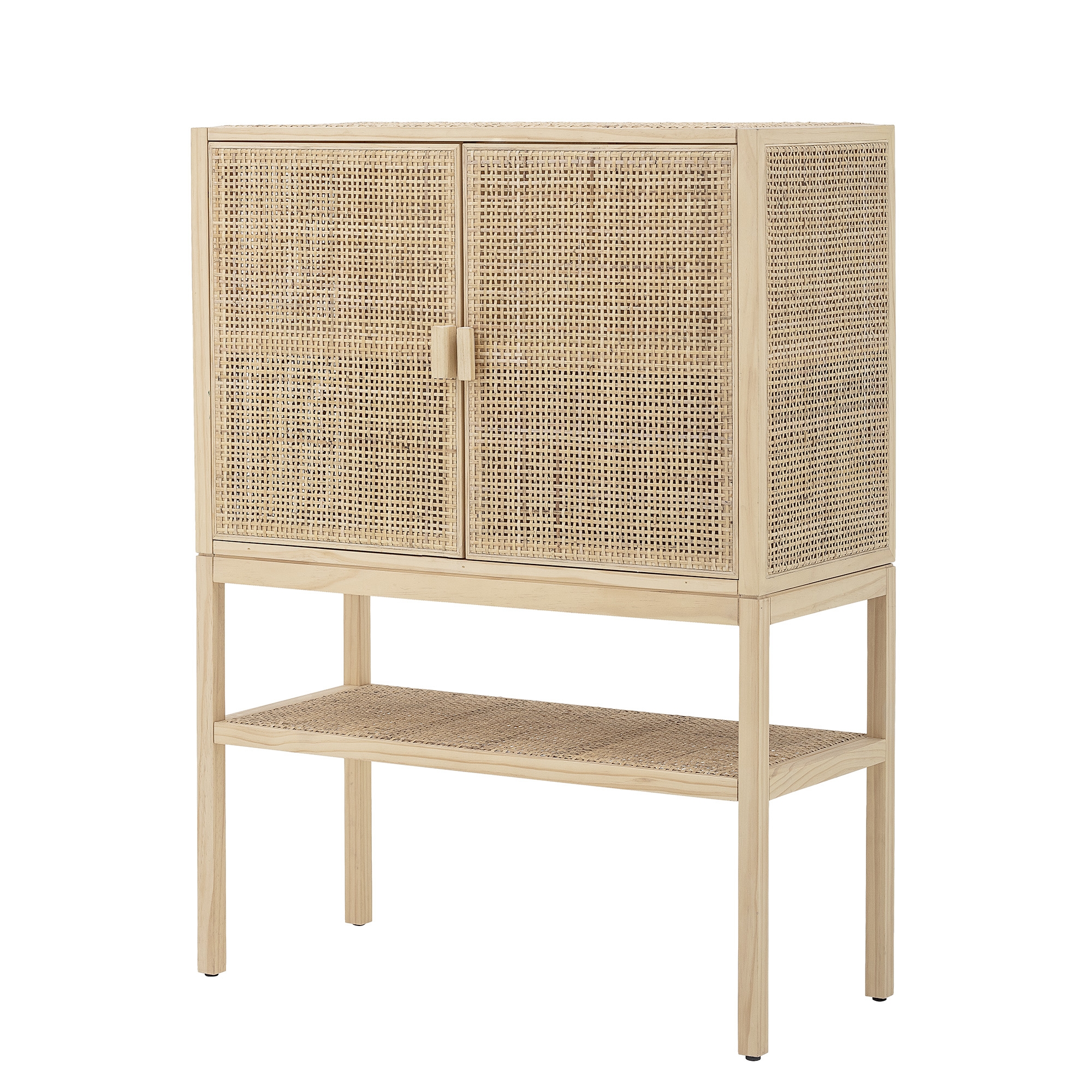 Bloomingville - Sanna kaappi 120cm Beige - Gran, rotting & MDF - Lipastot & Kaapit