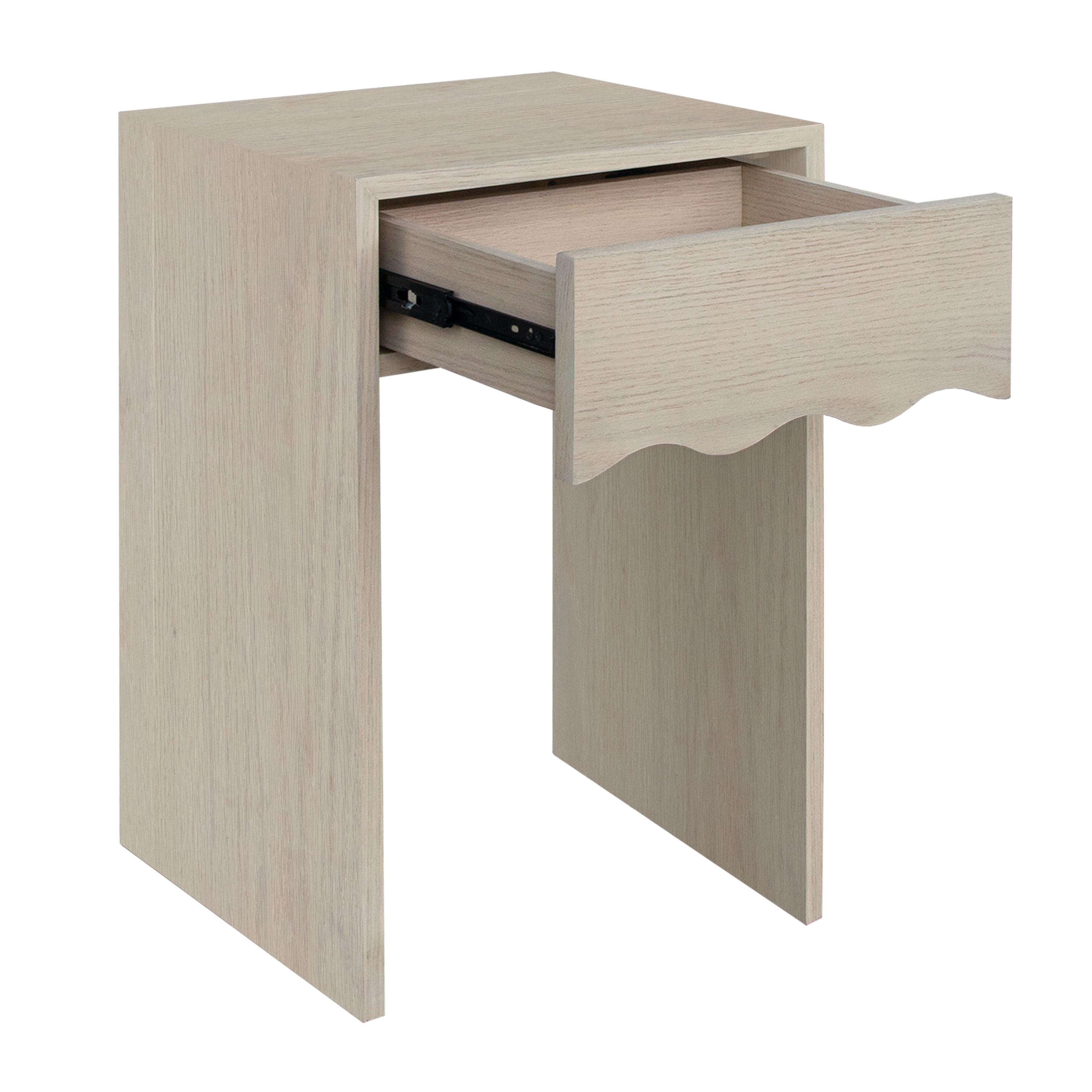 Sienna Sängbord Vitoljad Ek 40x32x60