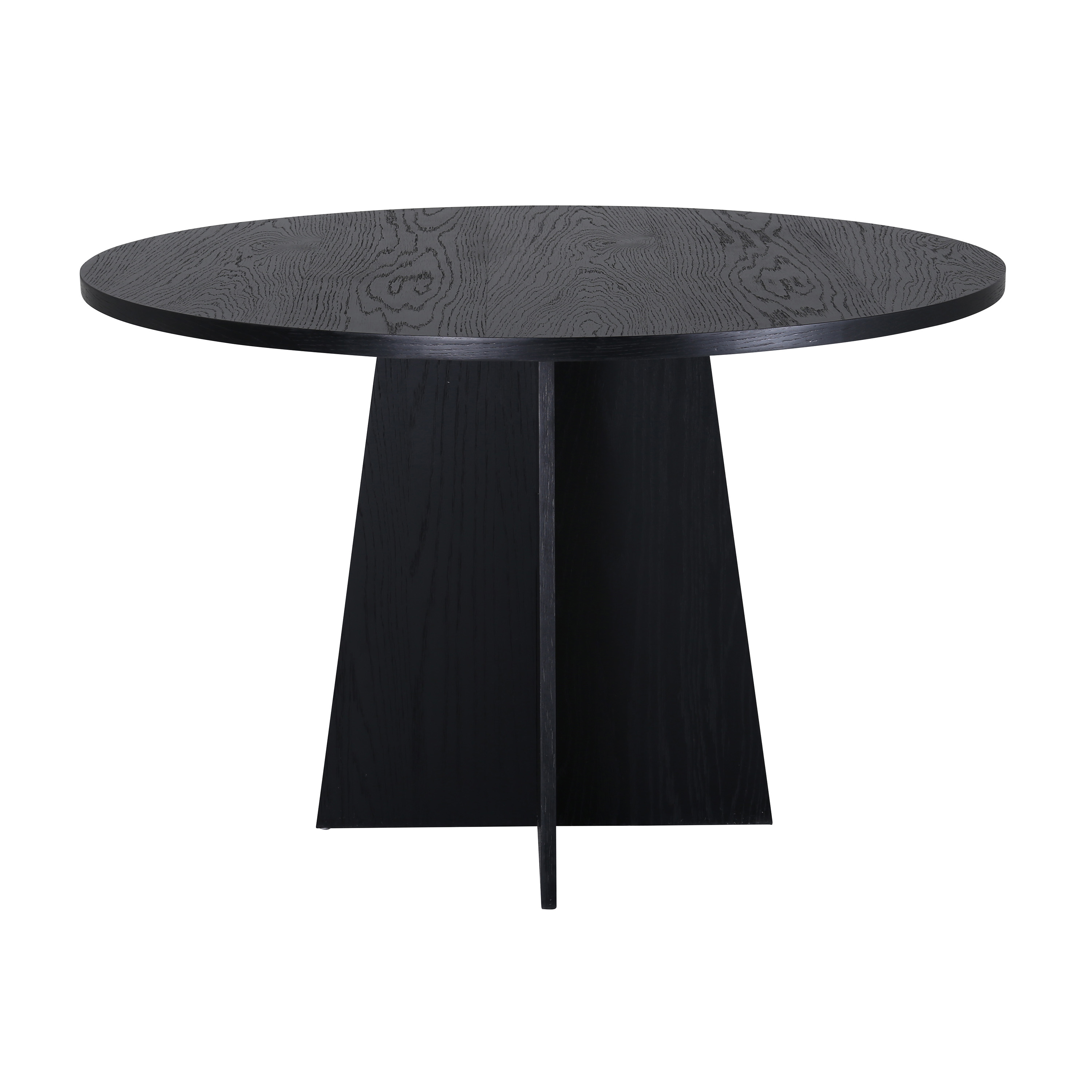 Venture Home Bootcut Matbord Svart Ø110