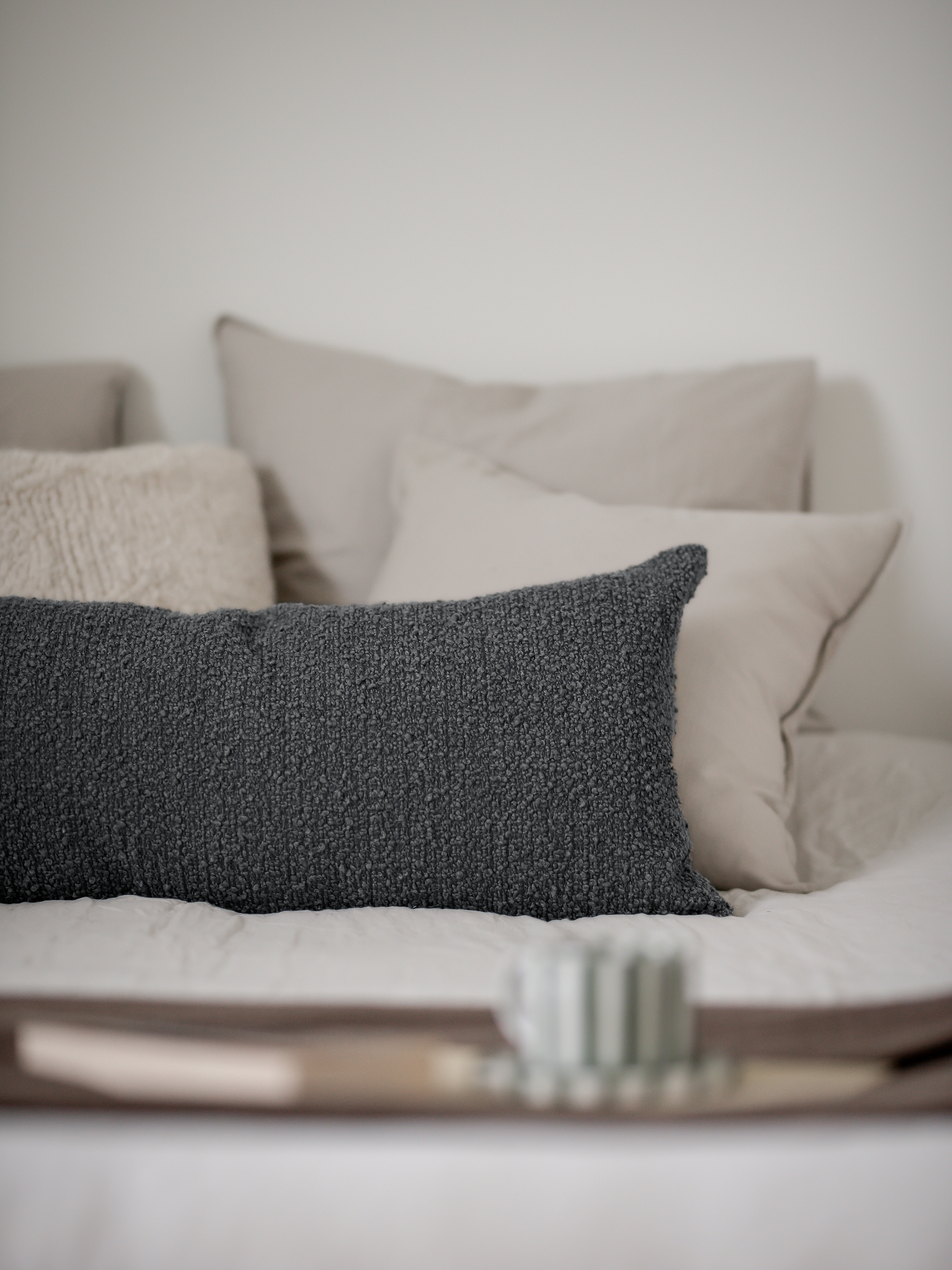 Svanefors Trond Tyynynpäällinen Tummanharmaa 35x80