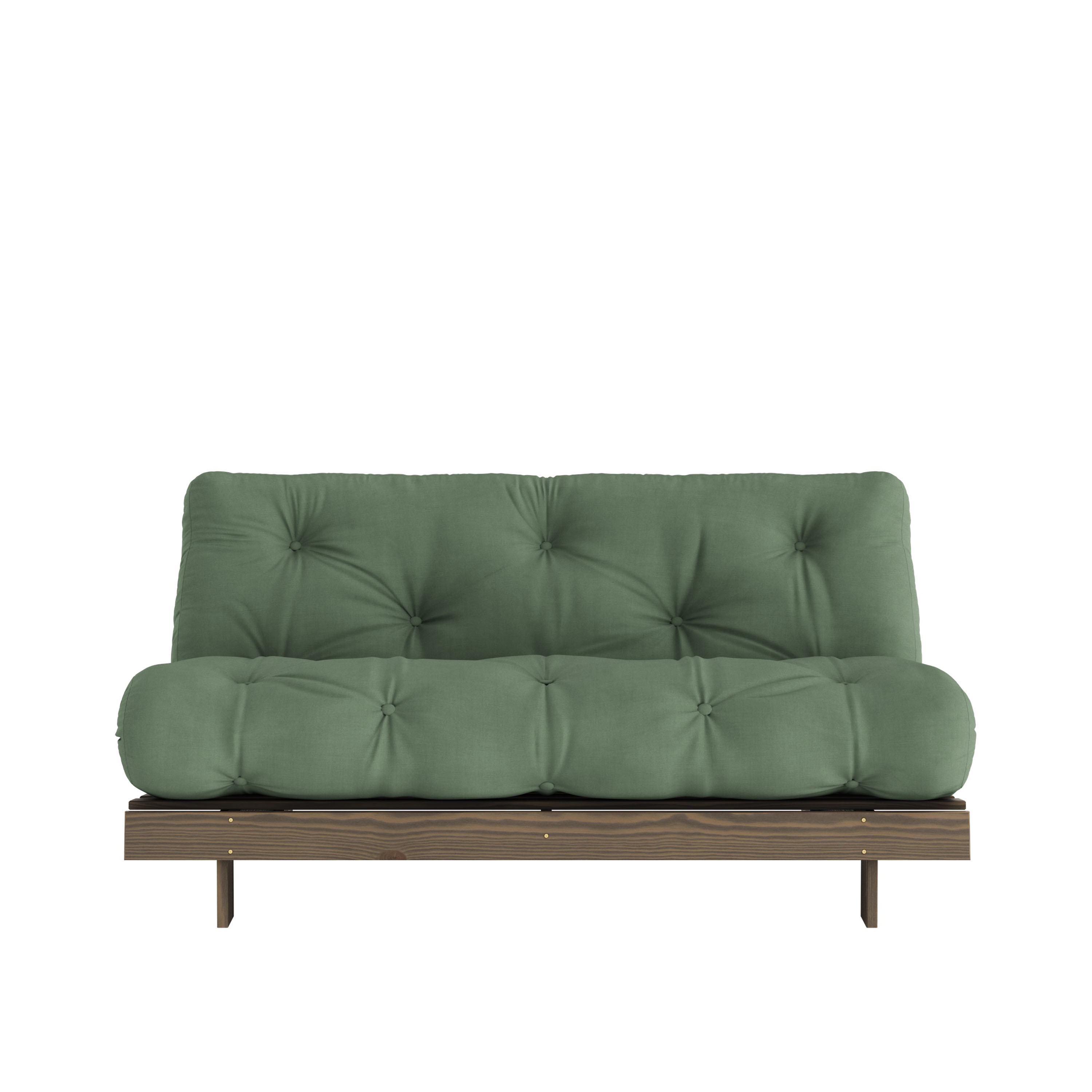 Karup Design Roots Vuodesohva Ruskea/Olive Green 160cm