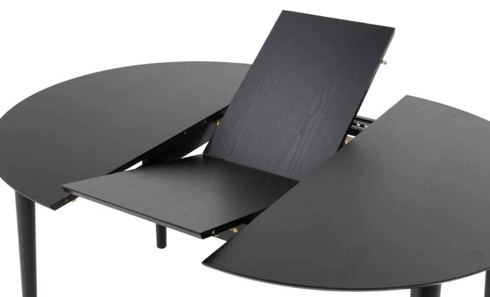 Nordic Home Melody Matbord Svart Ø115