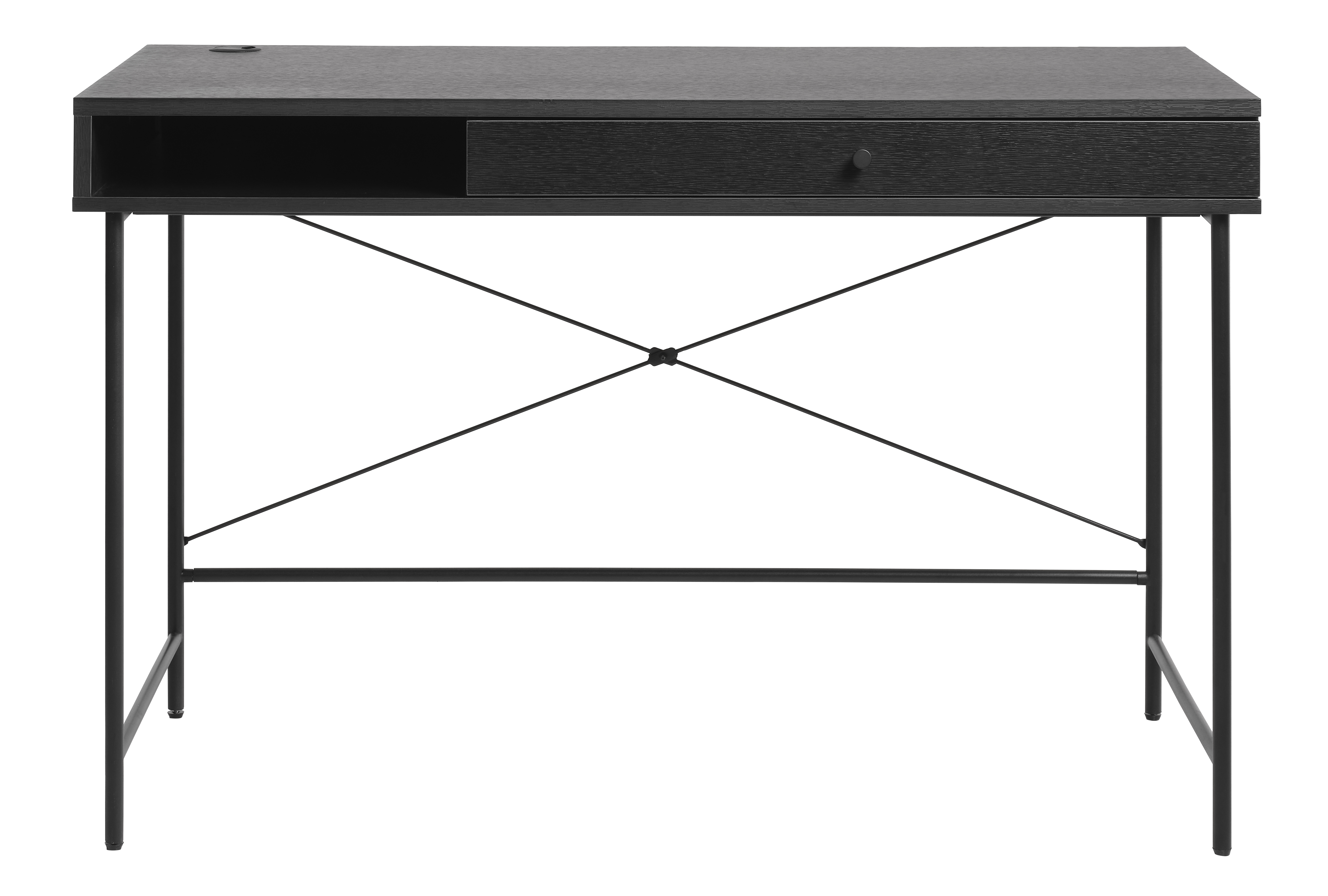 Nordic Home - Elin Työpöytä Black 120cm Musta - Kirjoituspöydät