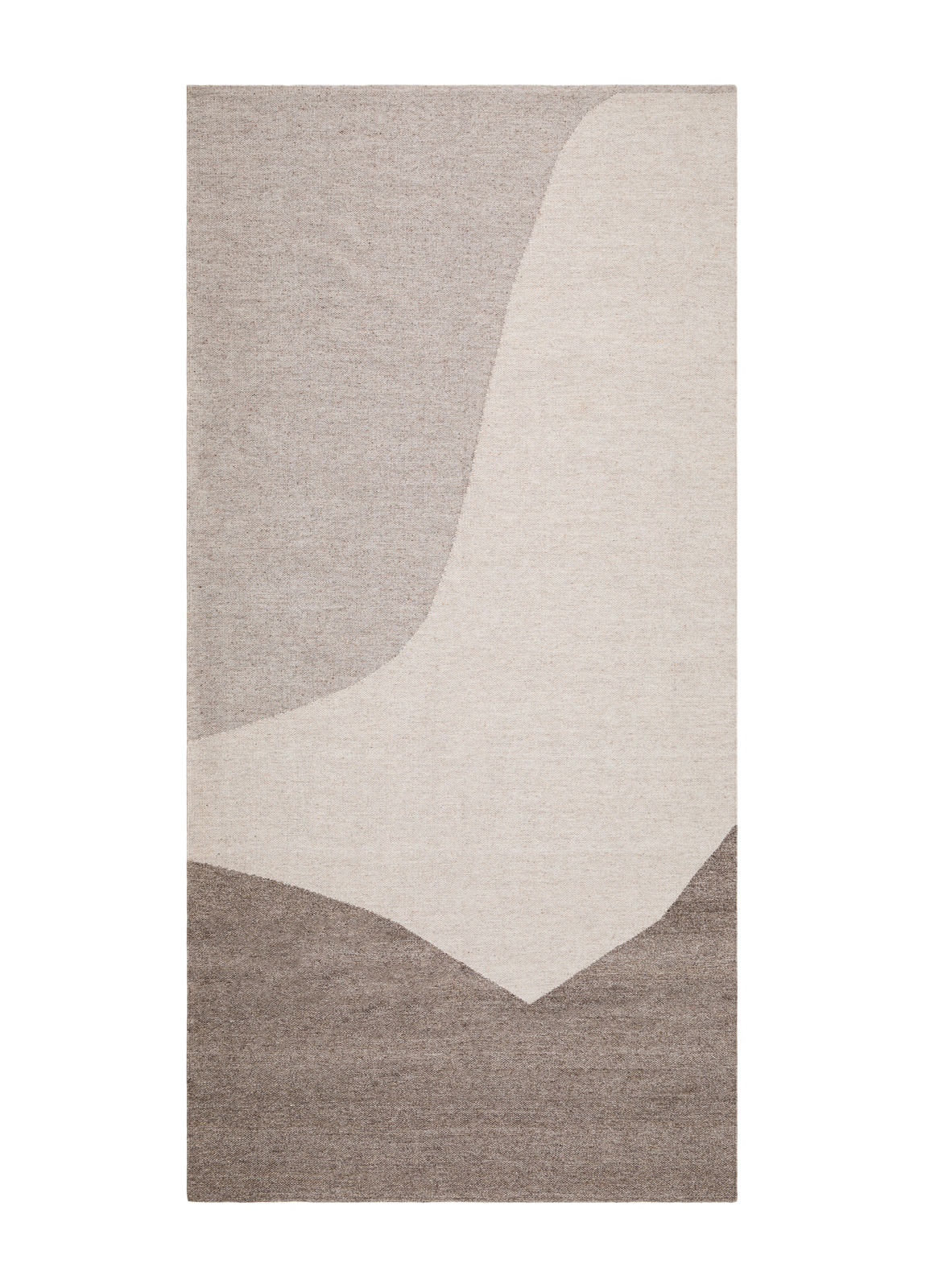 KM Carpets - Tirana Ull/Viskos Gångmatta Brun 80x200