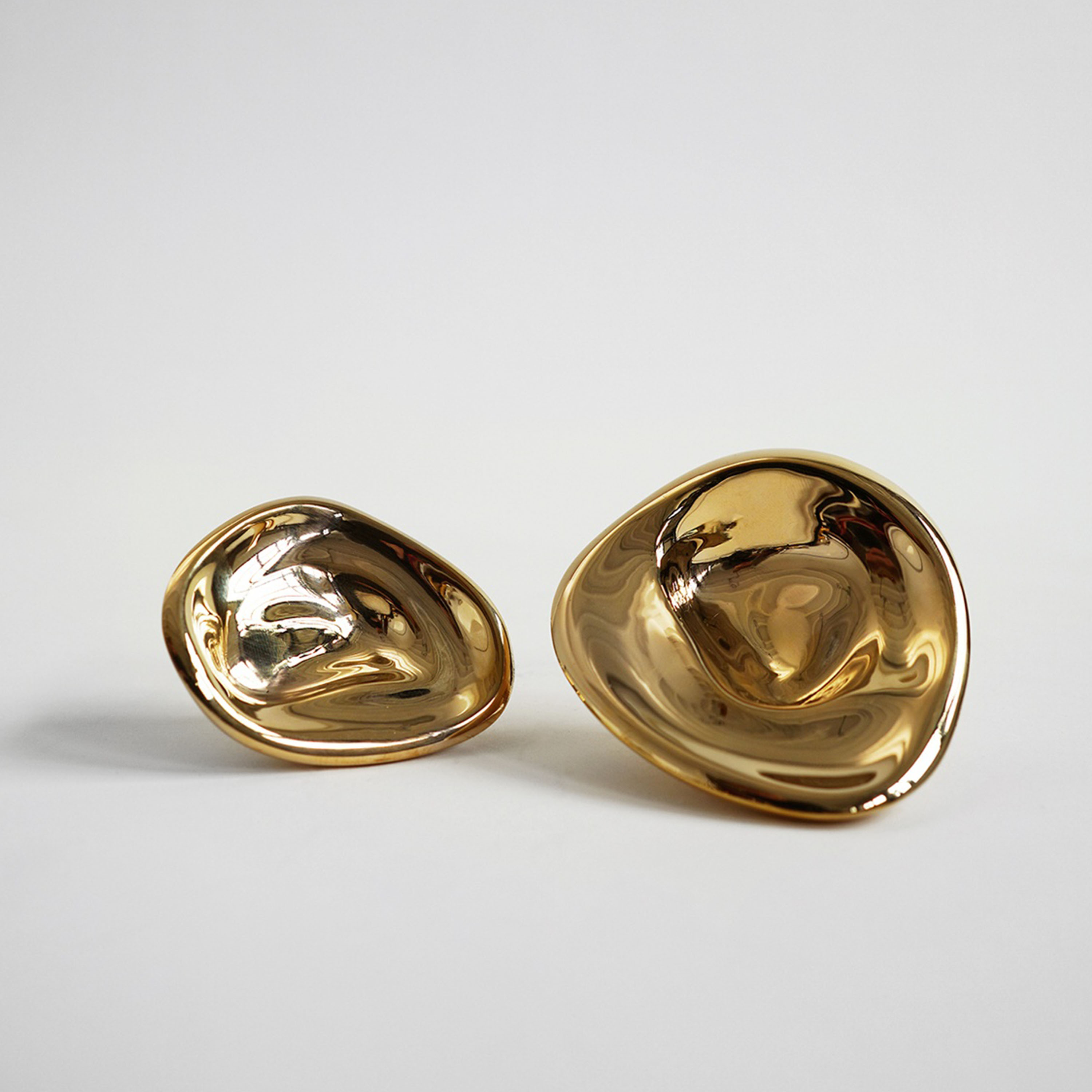 Hein Studio Ripple no. 01 Väggkrok Brass Small