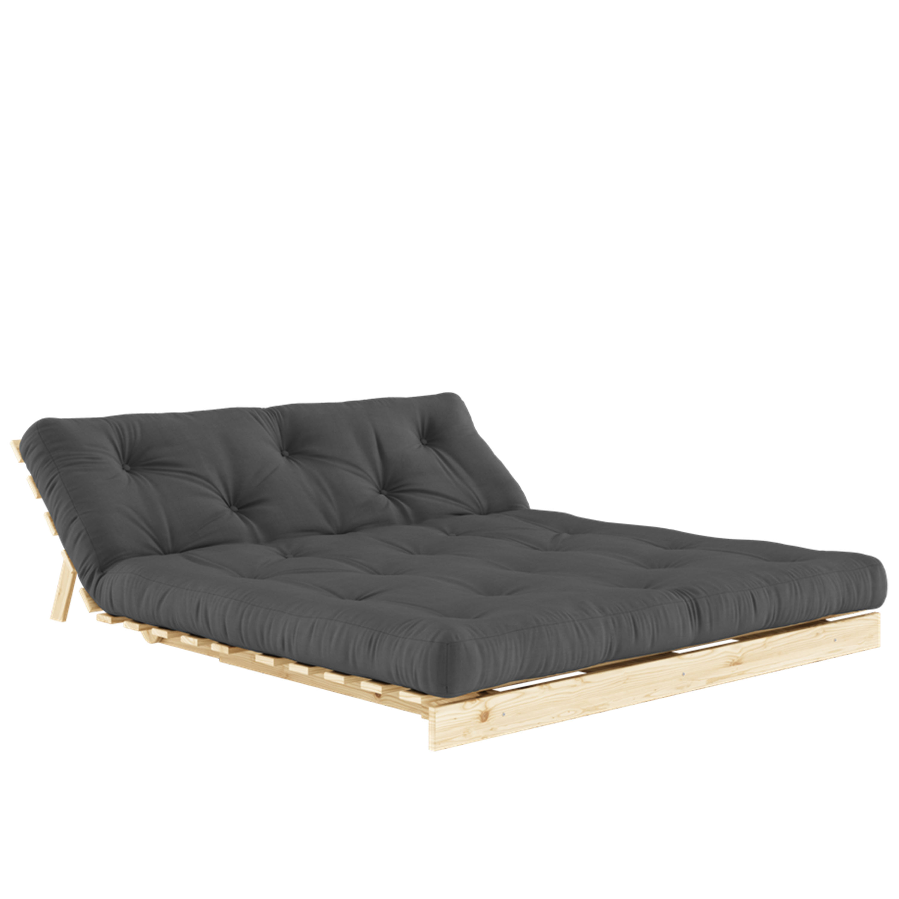 Karup Design Roots Schlafsofa Natur/Dunkelgrau 160cm