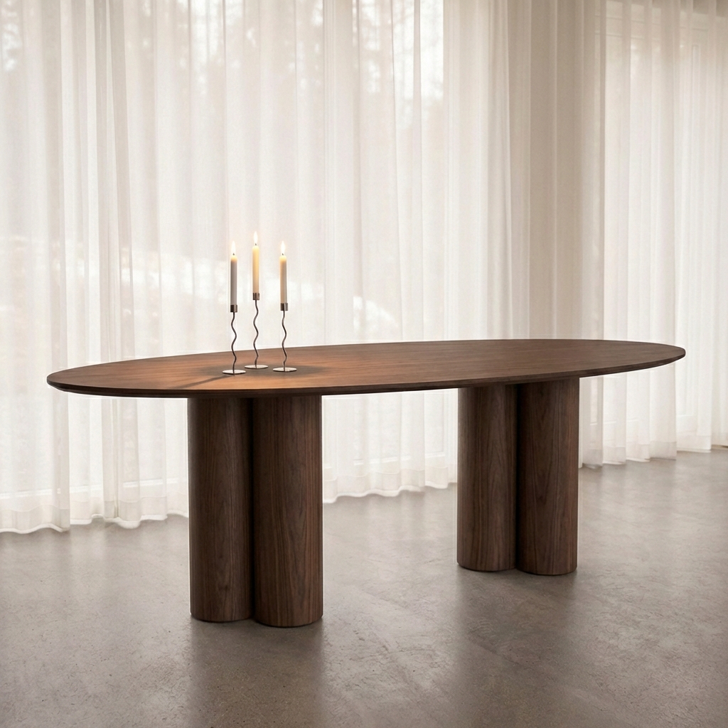 Sleepo Collection Laura Spisebord Brunbeiset Eik 220cm