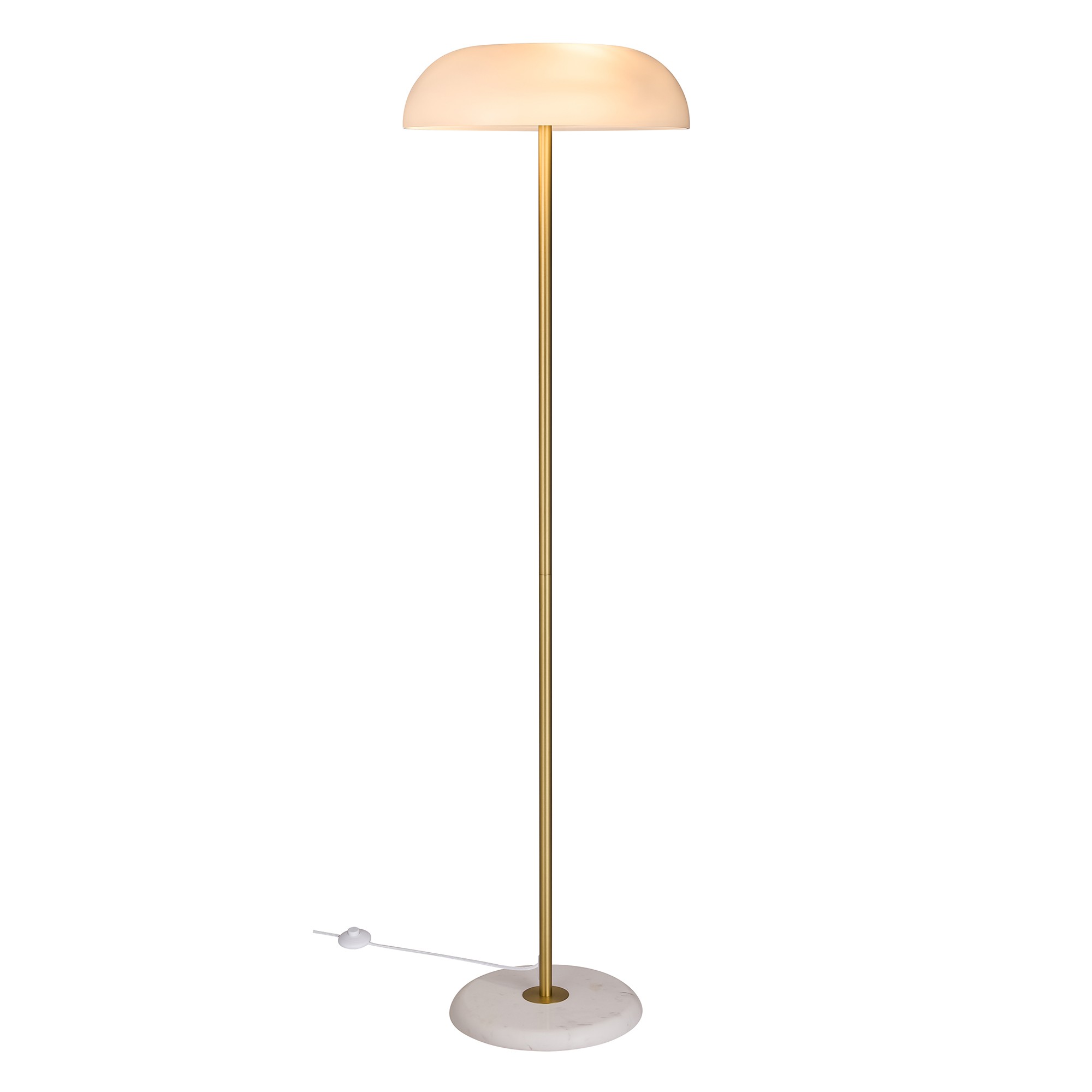 Design For The People Glossy Stehlampe Weiß 143cm