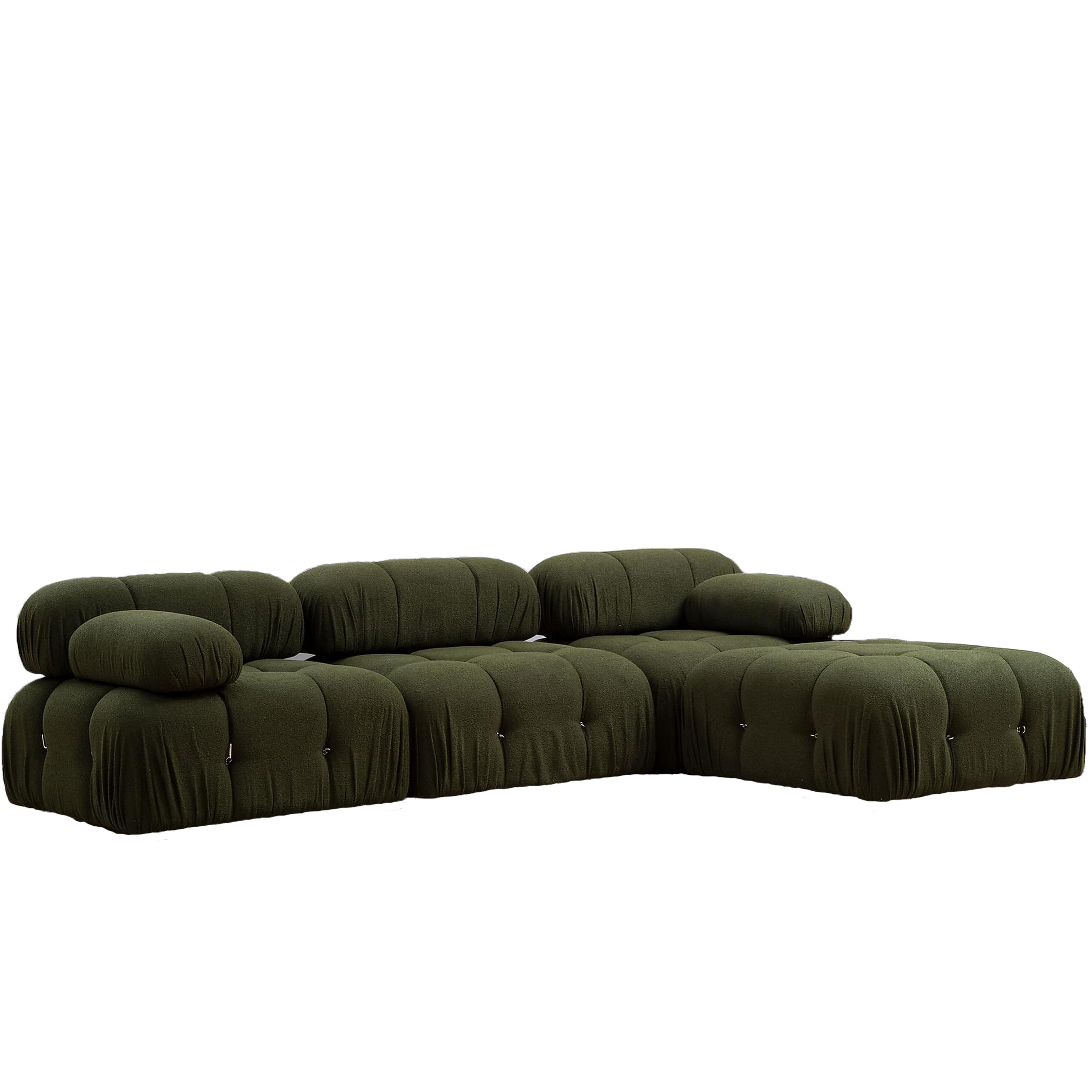 Sleepo Collection - Blanca 3-sits Divansoffa Forest - Grön