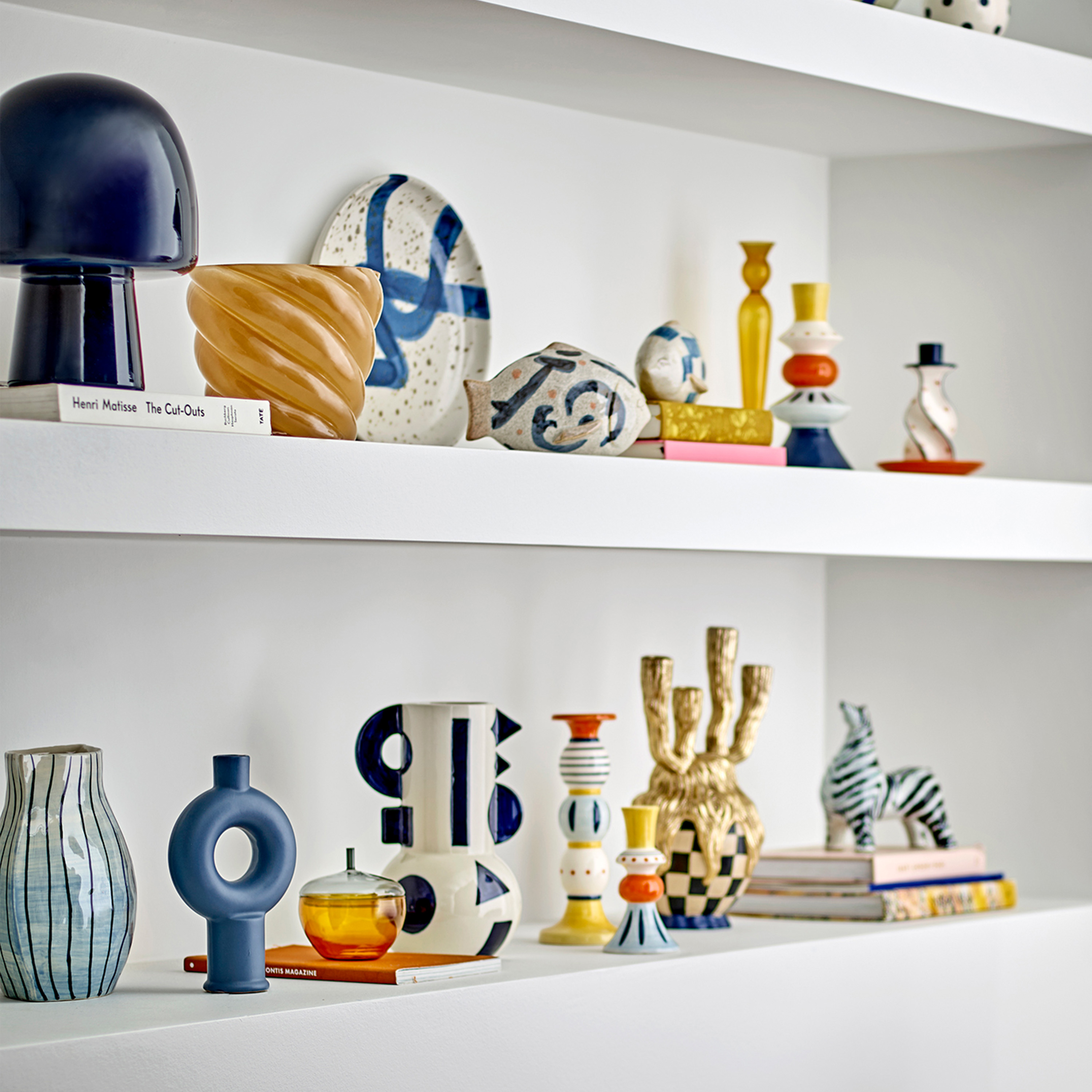 Bloomingville Paddy Tischlampe Blau