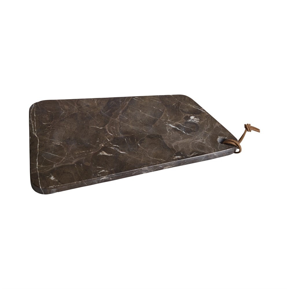 Mogihome - Minna Bricka Marmor Brun 36cm