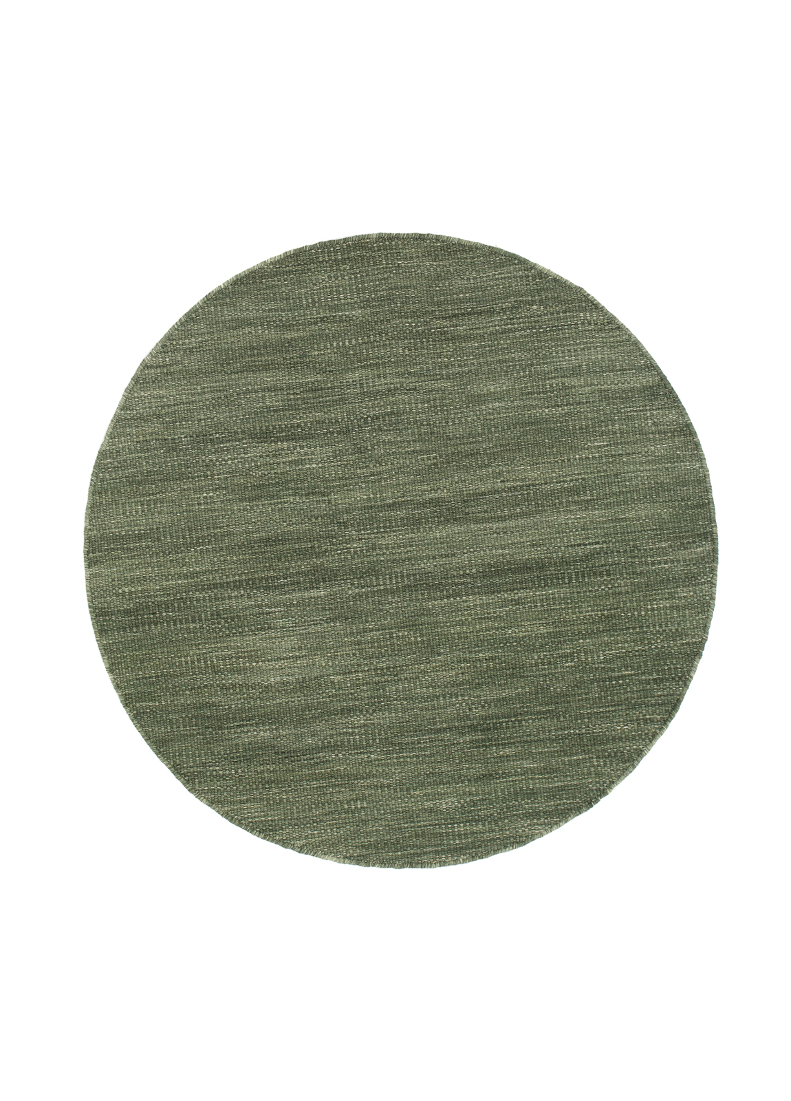 KM Carpets - Bella Ullmatta Slätvävd Sammetsgrön 120cm