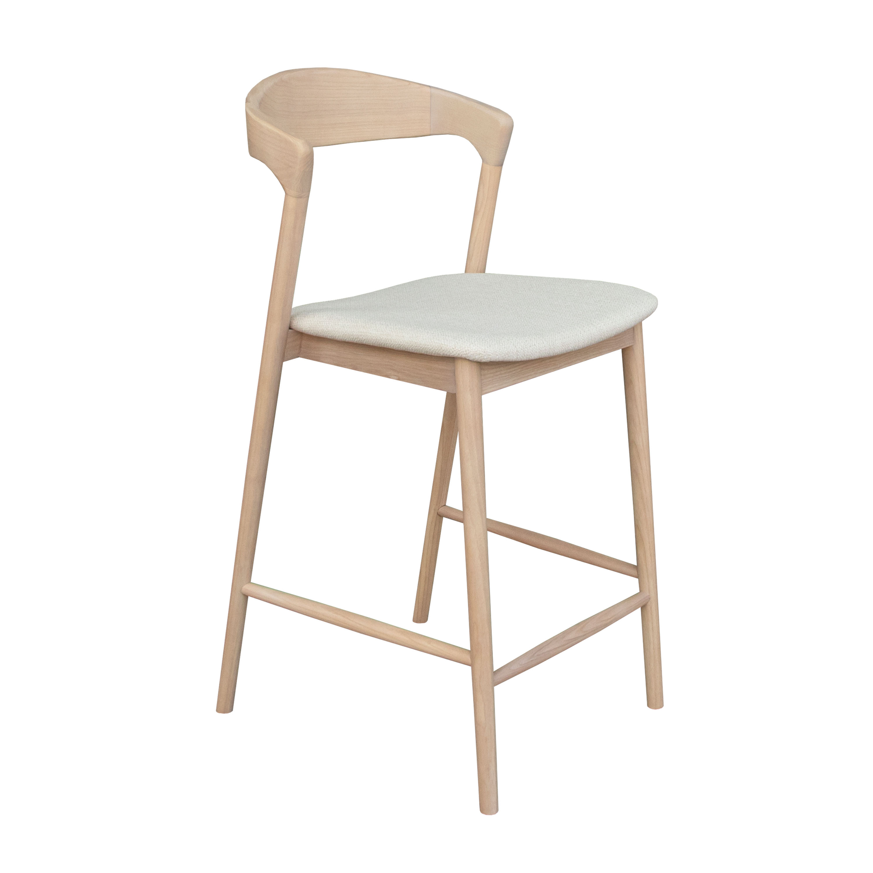 Casper Barstol Vitoljad/Vit