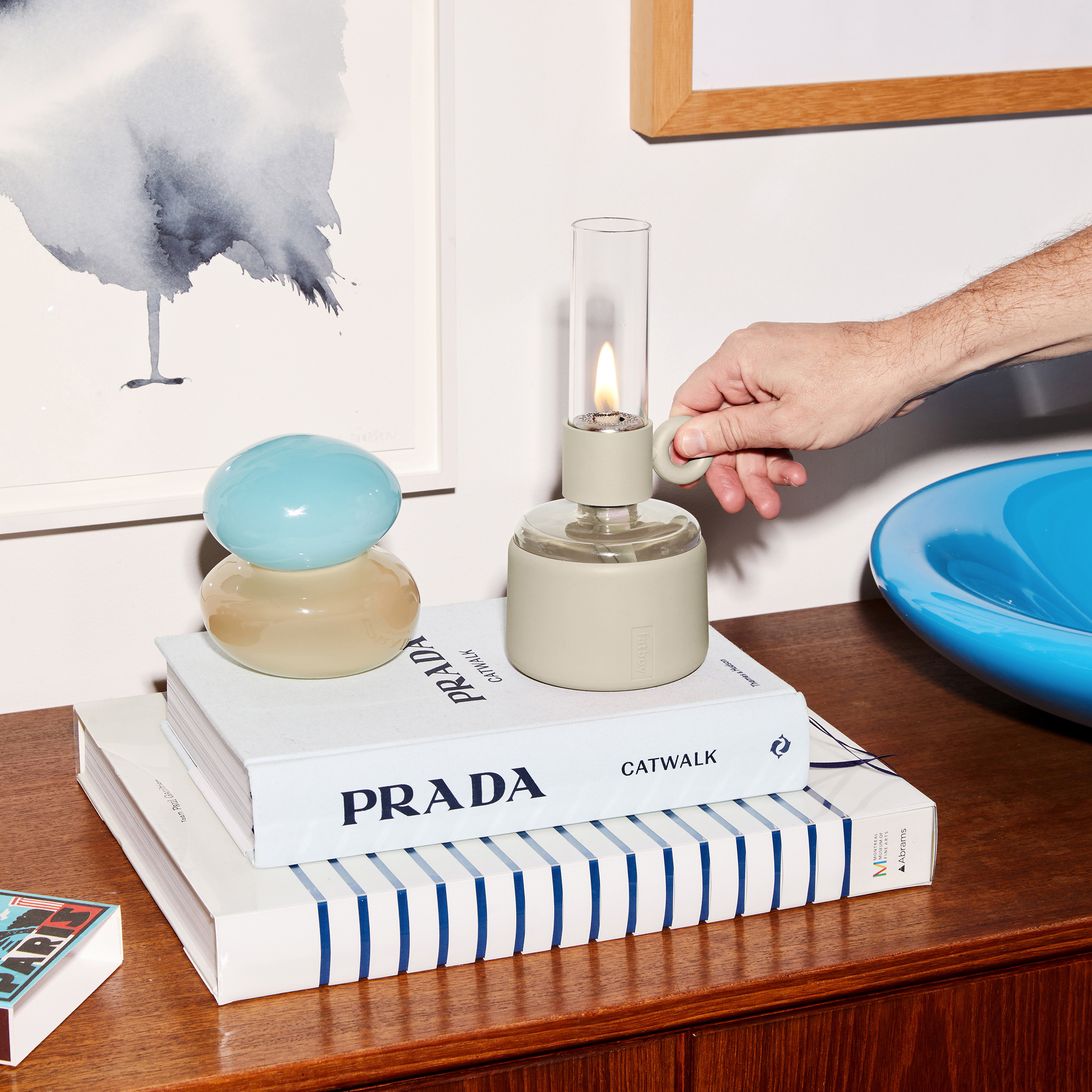 Fatboy Flamtastique Oljelampe Cream XS