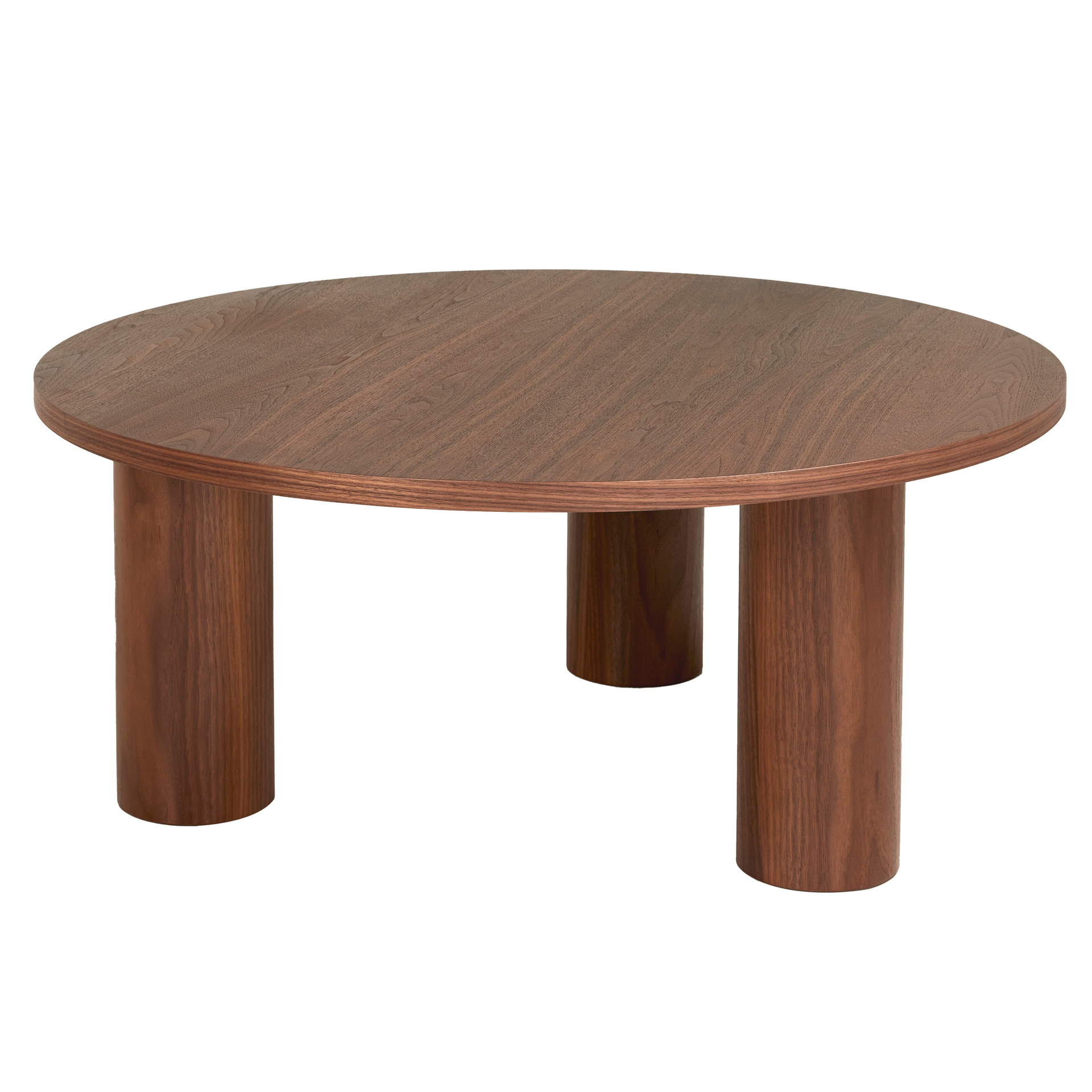 Sleepo Collection - Melvin Couchtisch Walnuss Ø100 - Holz
