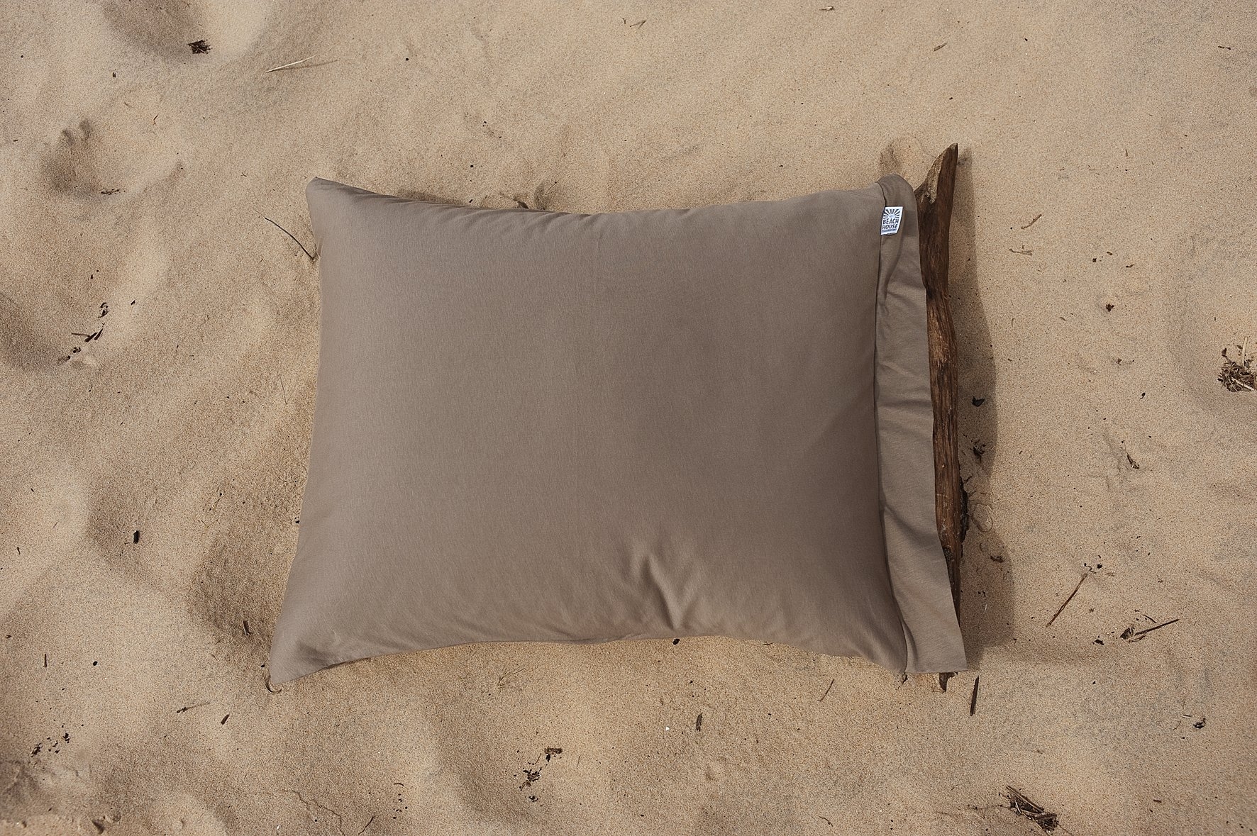 Beach House Company Plain Örngott Coffee 50x60