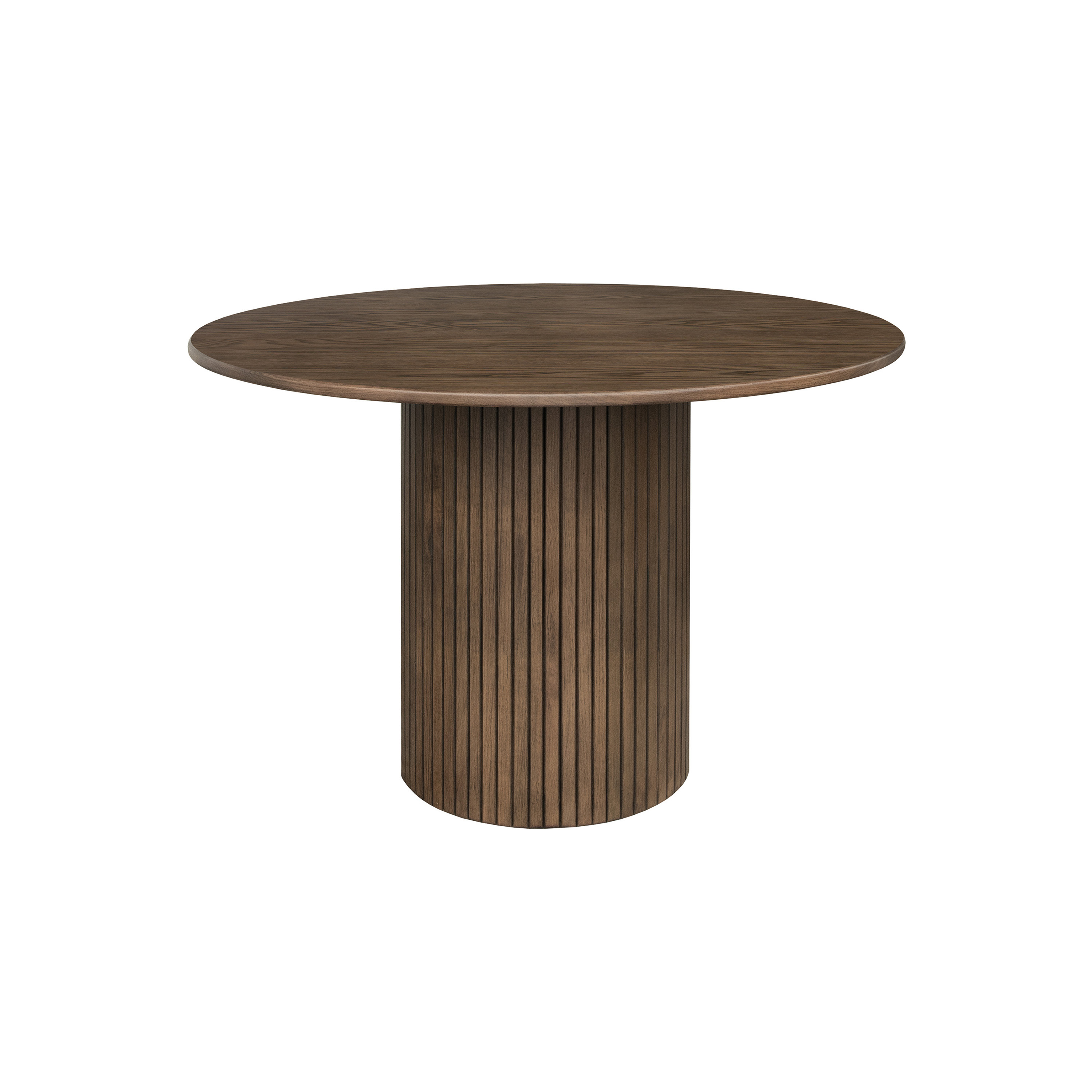 Adele Ruokapöytä Ruskeaksi Tahrattu Ø110