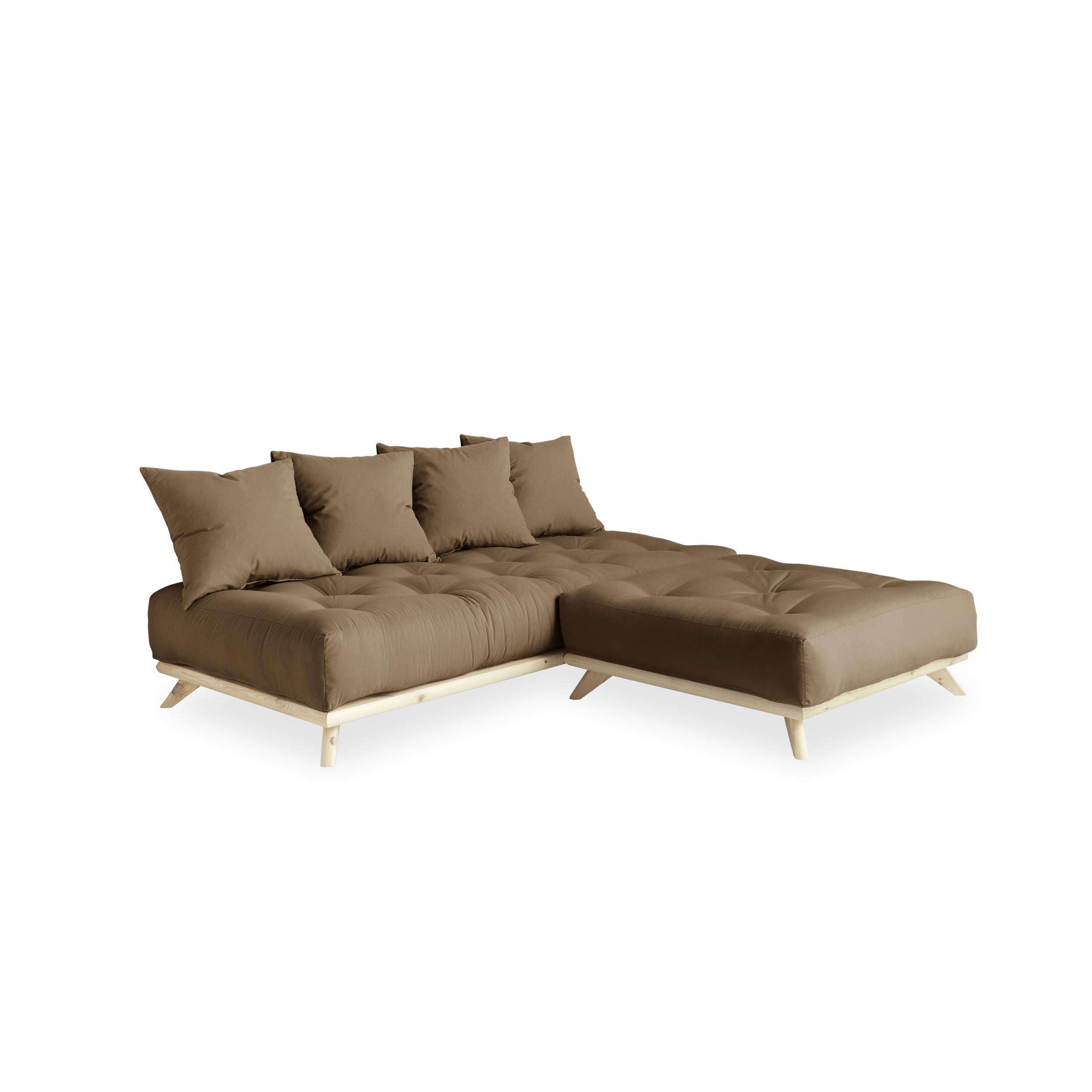 Karup Design Senza Schlafsofa Natur/Mocca 200cm