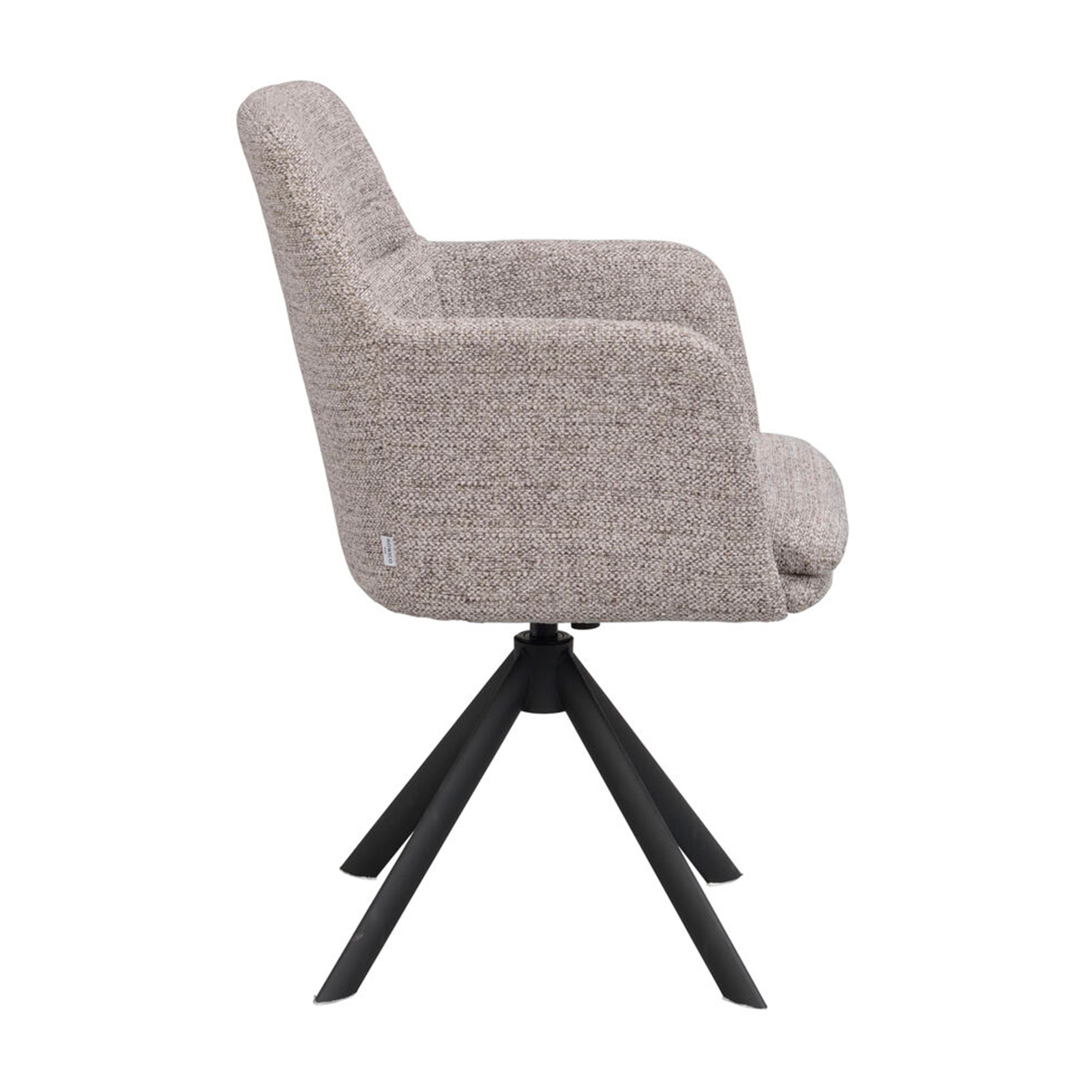 Rowico Home Gladstone Armlehnstuhl Dunkelbeige/Schwarz