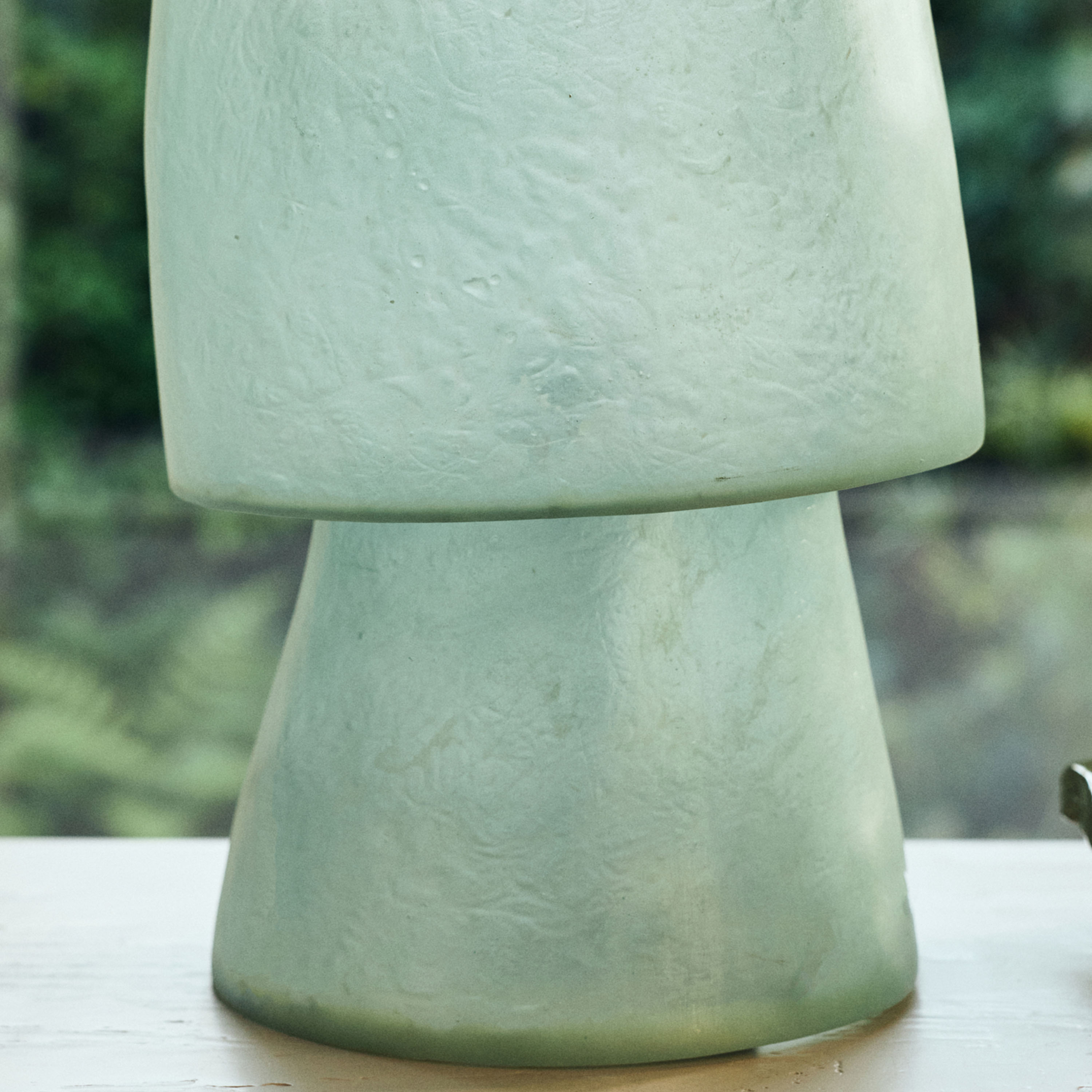 HKliving Glassfiber Pöytävalaisin Petrol Blue 51 cm