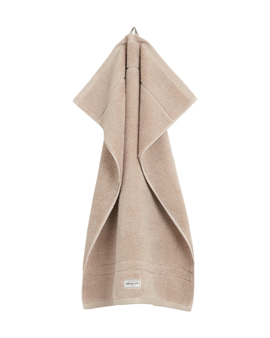 Organic Premium Terry Handduk Silver Sand 30x50