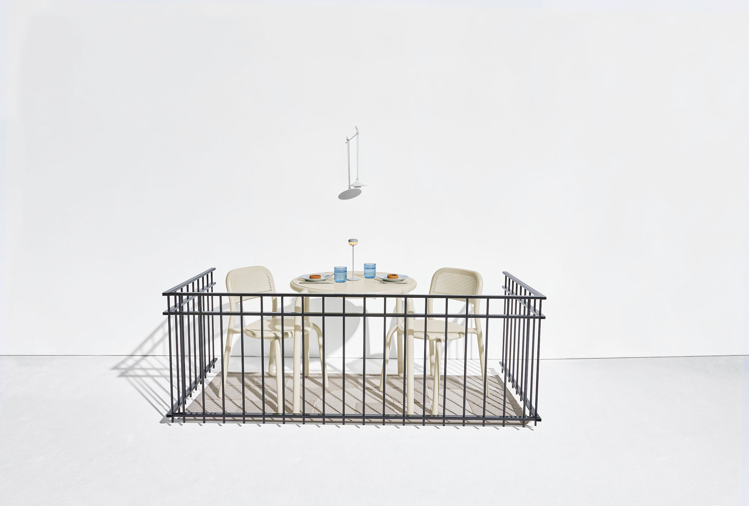 Fatboy Carpretty Catwalk Outdoor Teppich Jigsaw Cream/White 80x200