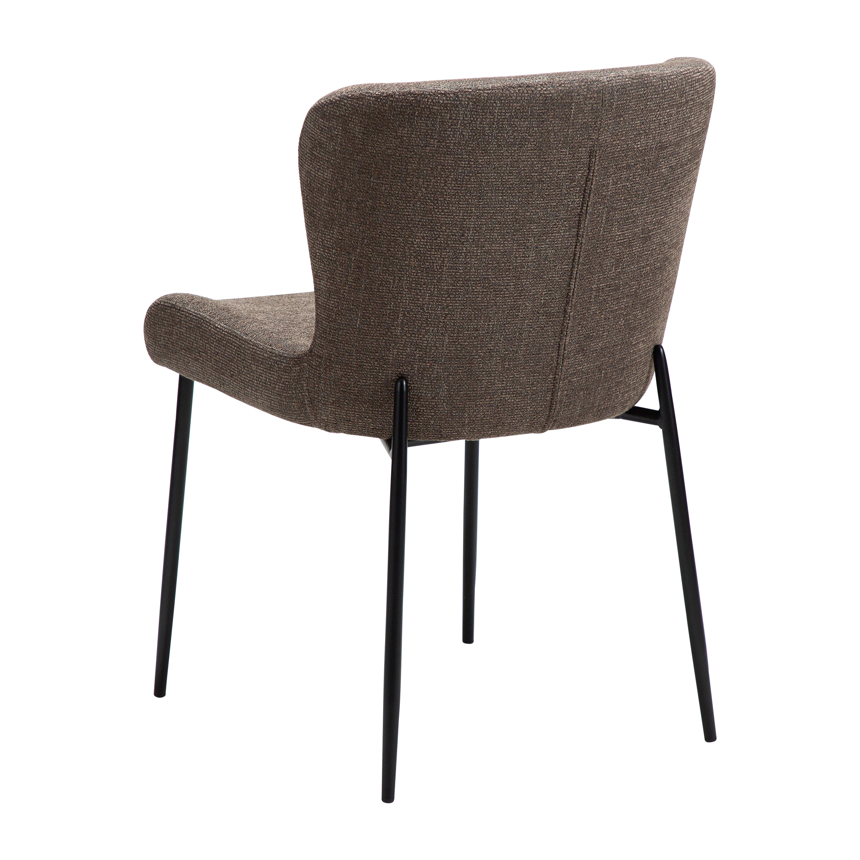 Dan Form Glam Ruokatuoli Major Ruskea Bouclé