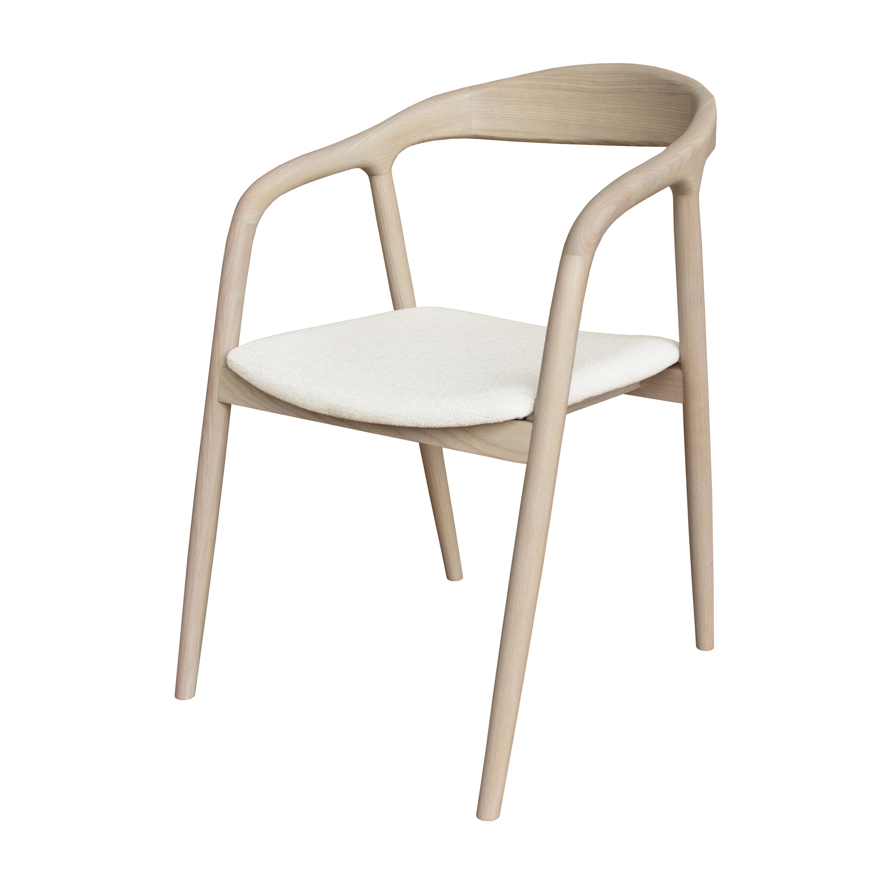 Sleepo Collection Casper Karmstol Vitoljad/Vit