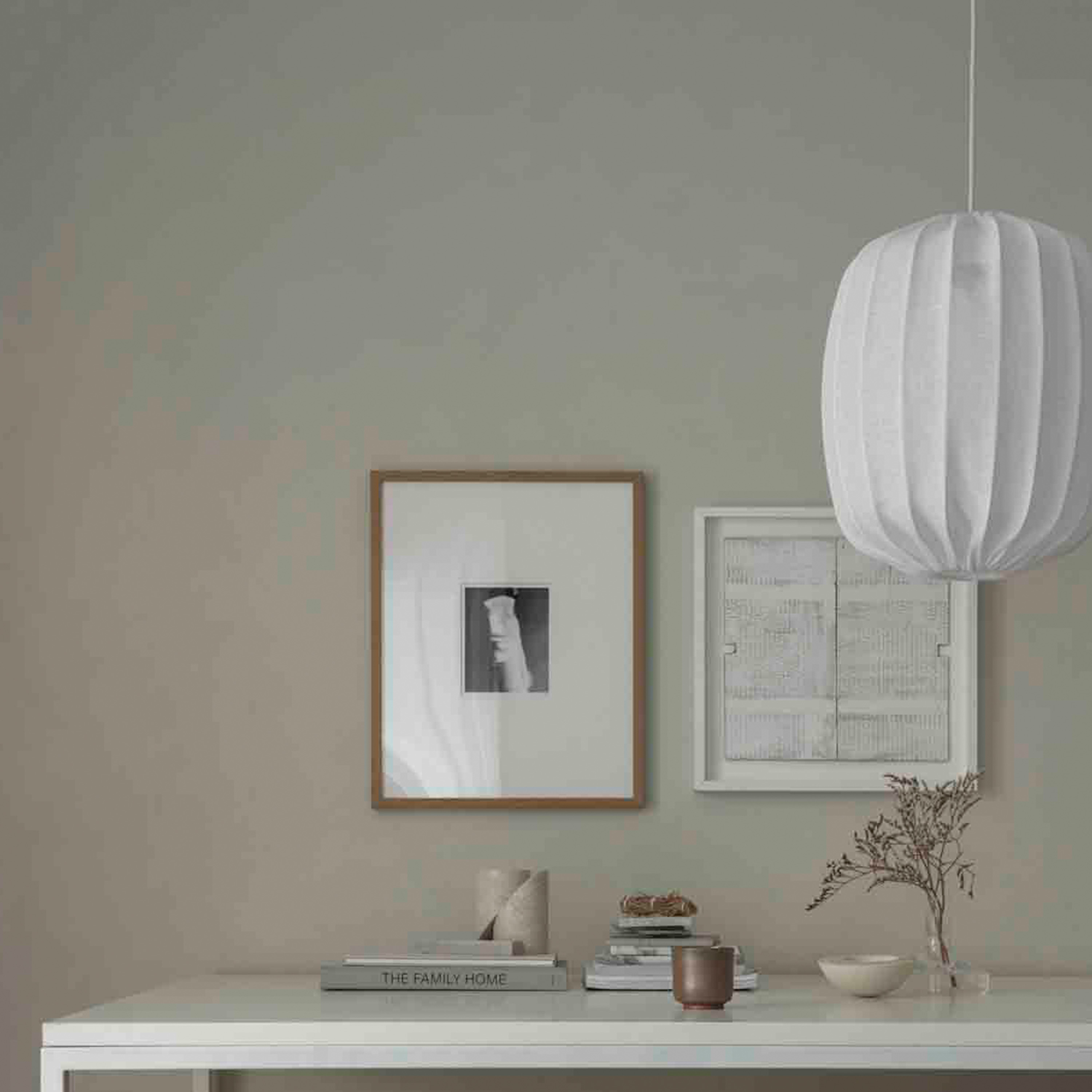 Watt &amp; Veke Prisma Taklampa Linen White Ø35