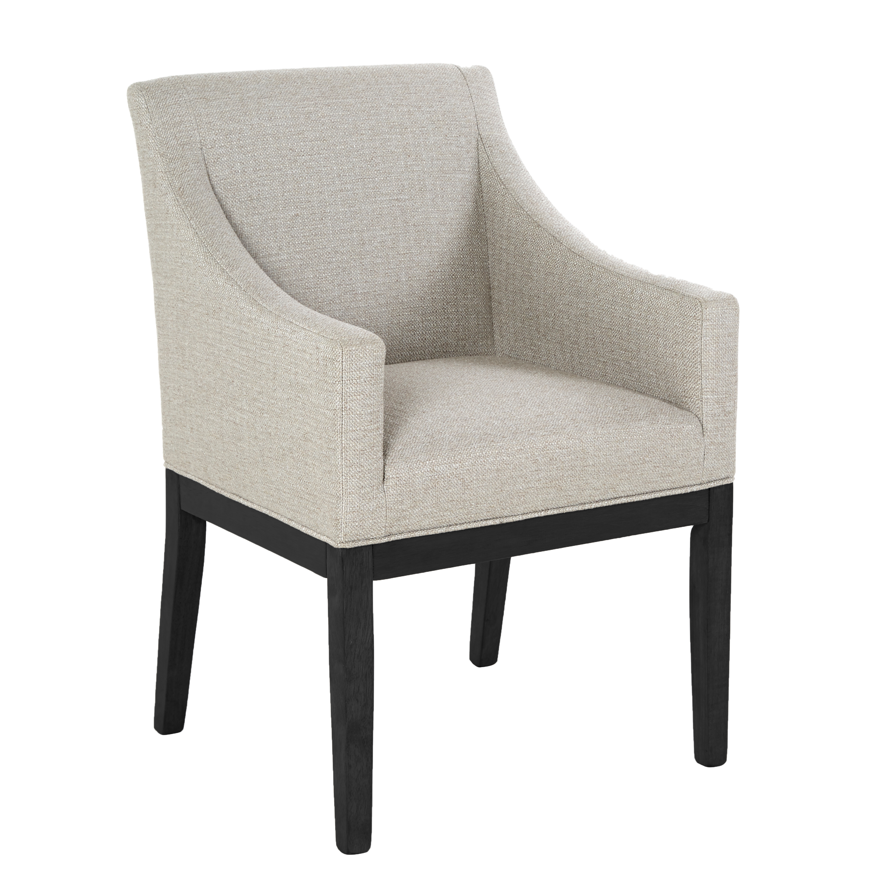 Sylvia Karmstol Beige/Svart