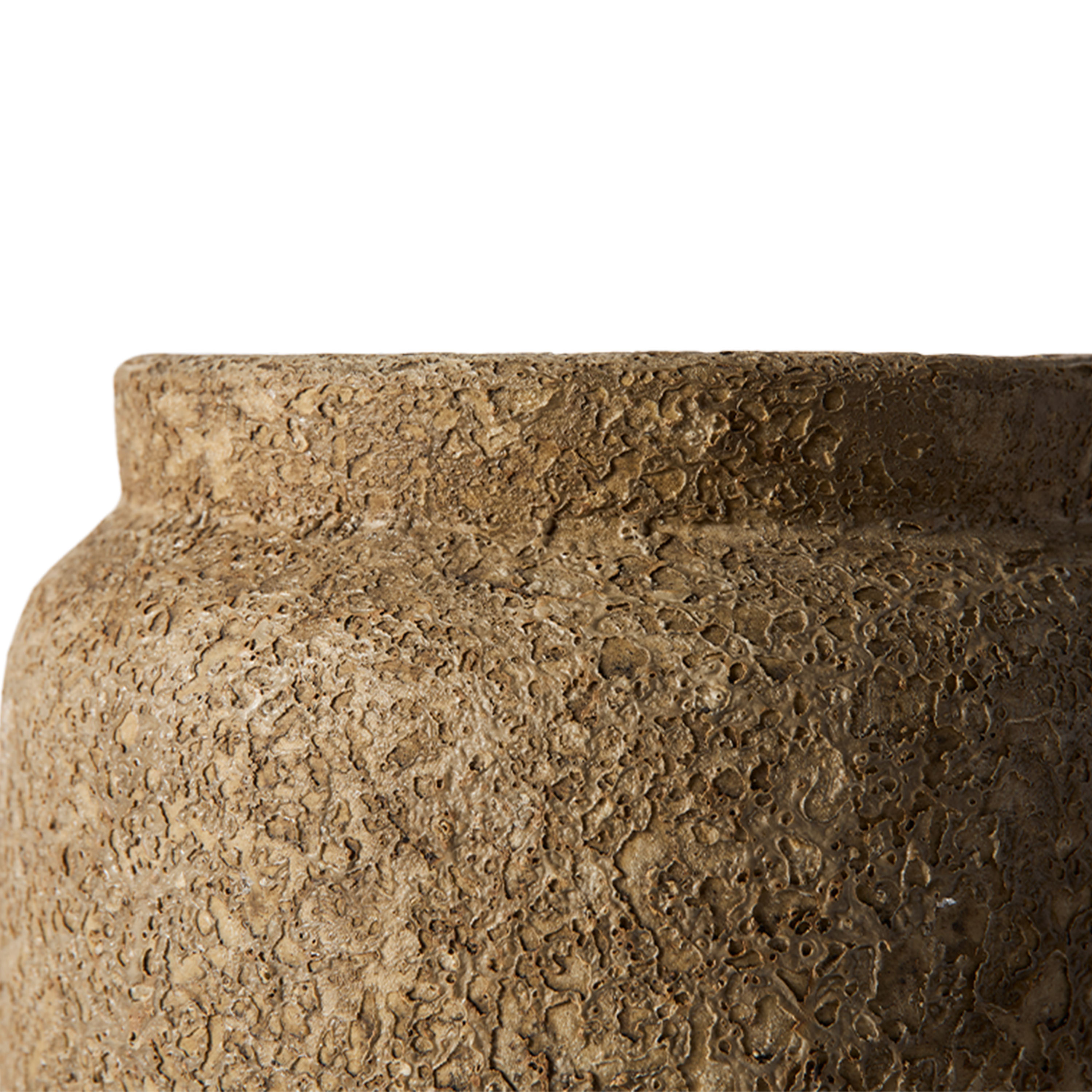 Muubs Luna Blumentopf Beige Terrakotta Ø28