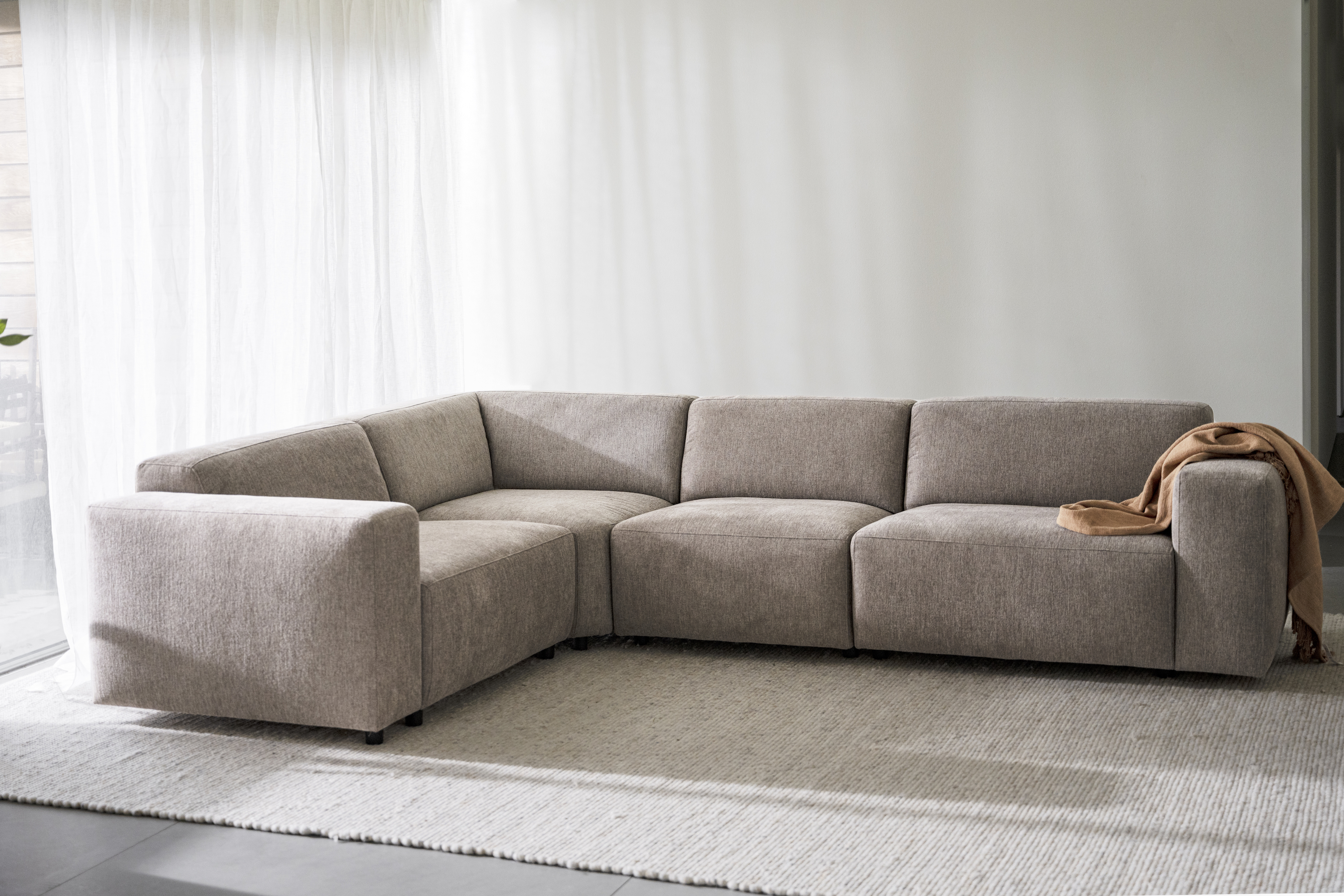 Rowico Home Willard 2+3-sits Hörnsoffa Beige 297x219