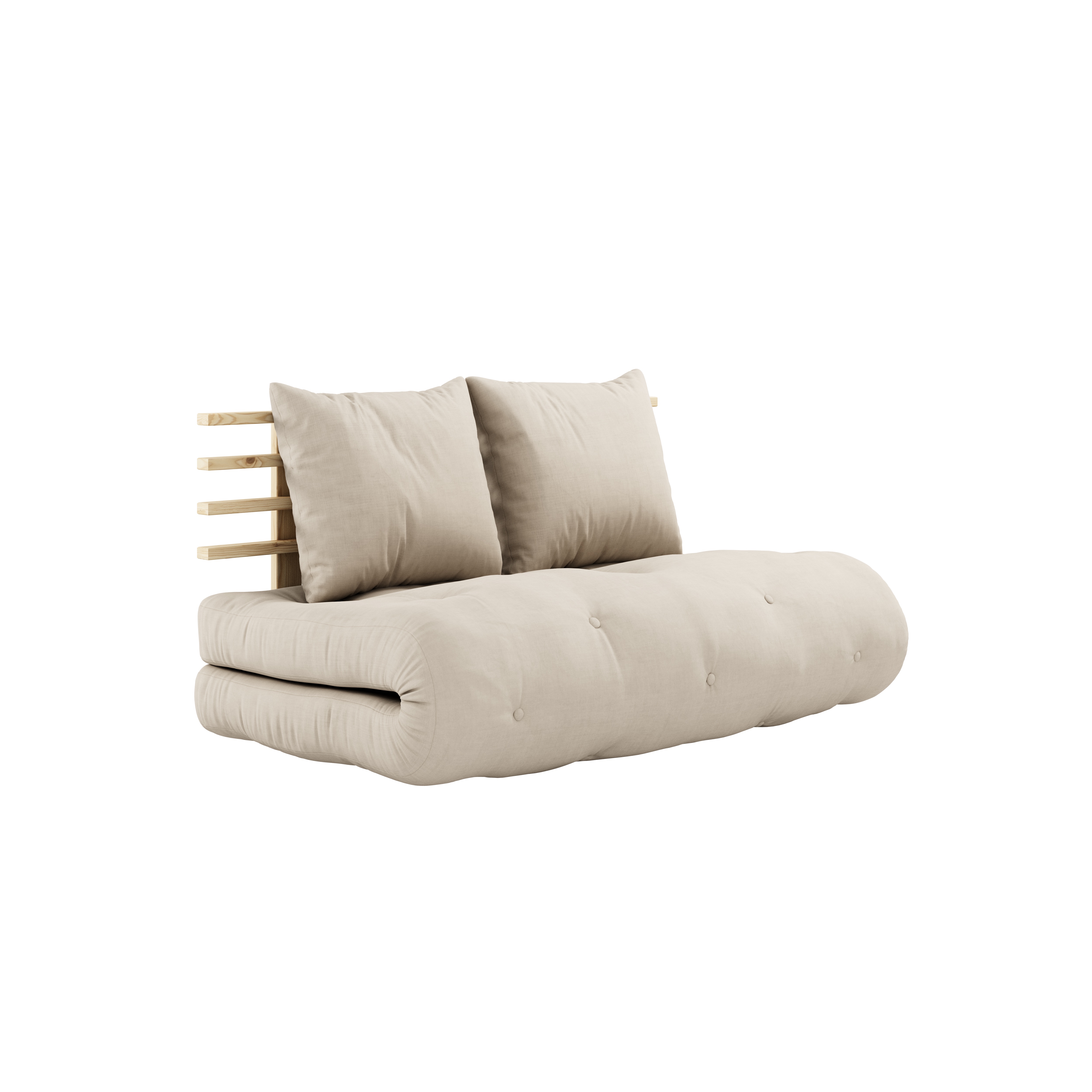 Shin Sano Bäddsoffa Natur/Beige 140cm