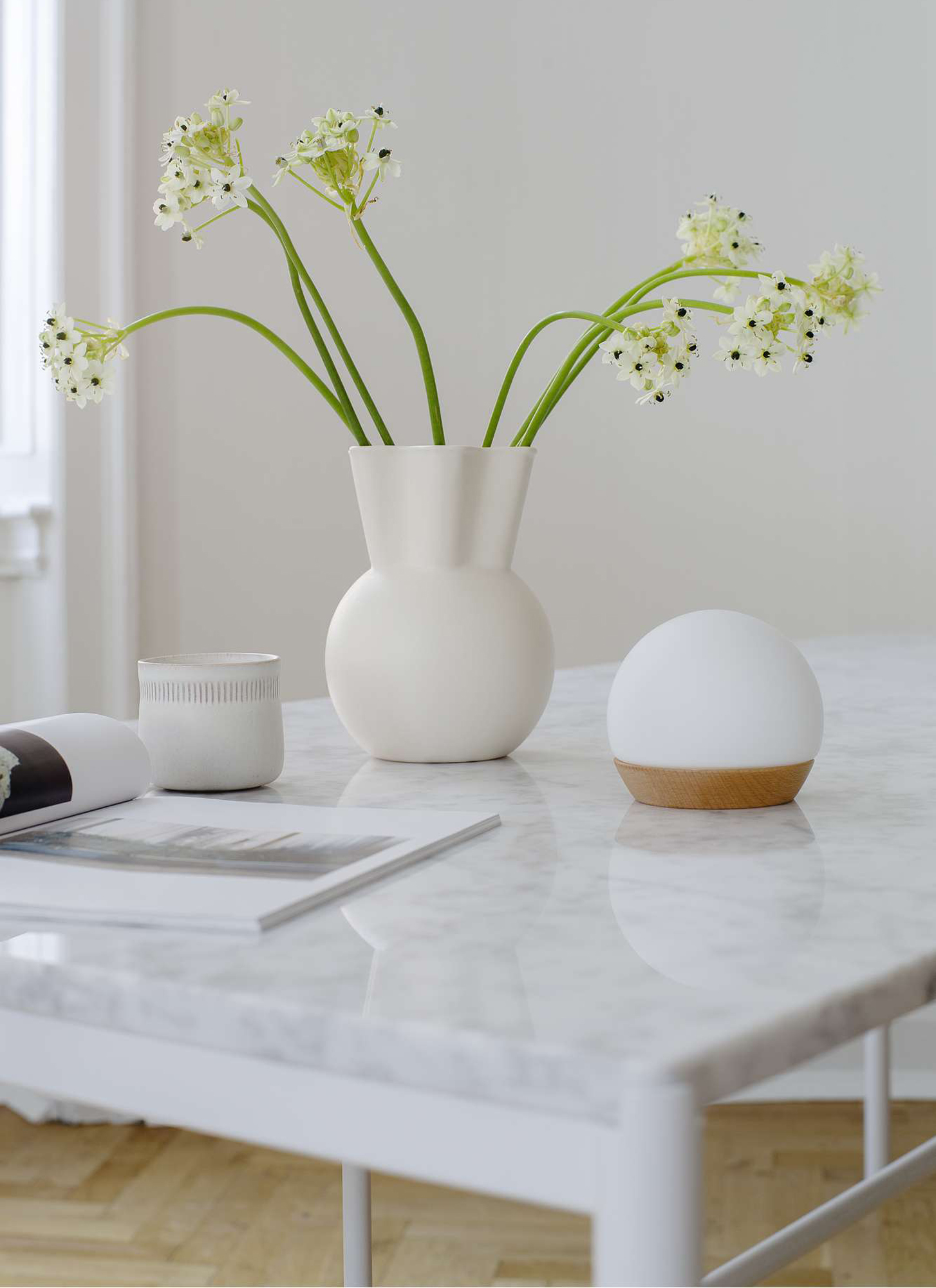 Spring Copenhagen Spring Snowball Kannettava Pöytälamppu Ø11