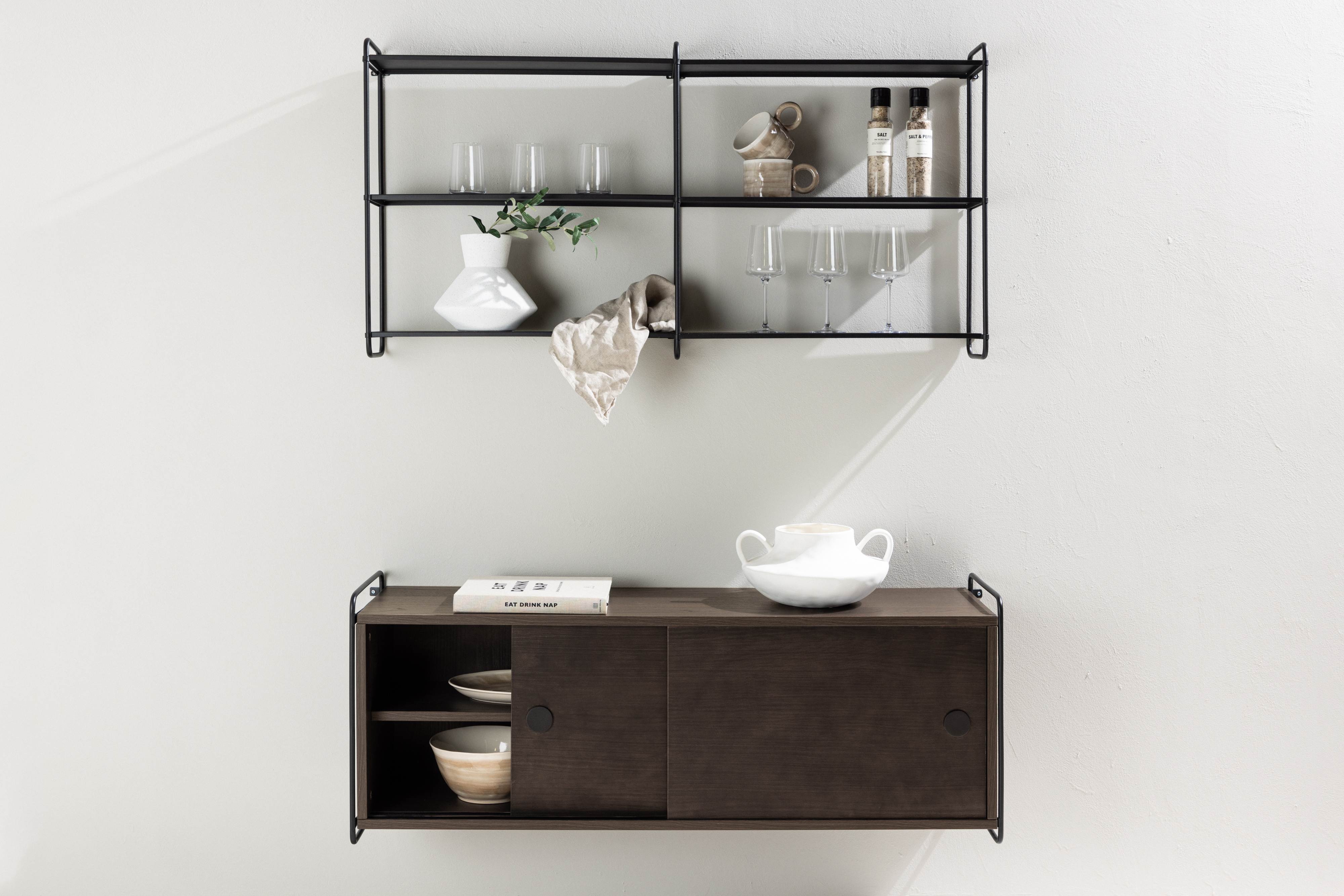 Venture Home Paris Väggskåp Mocca 122cm