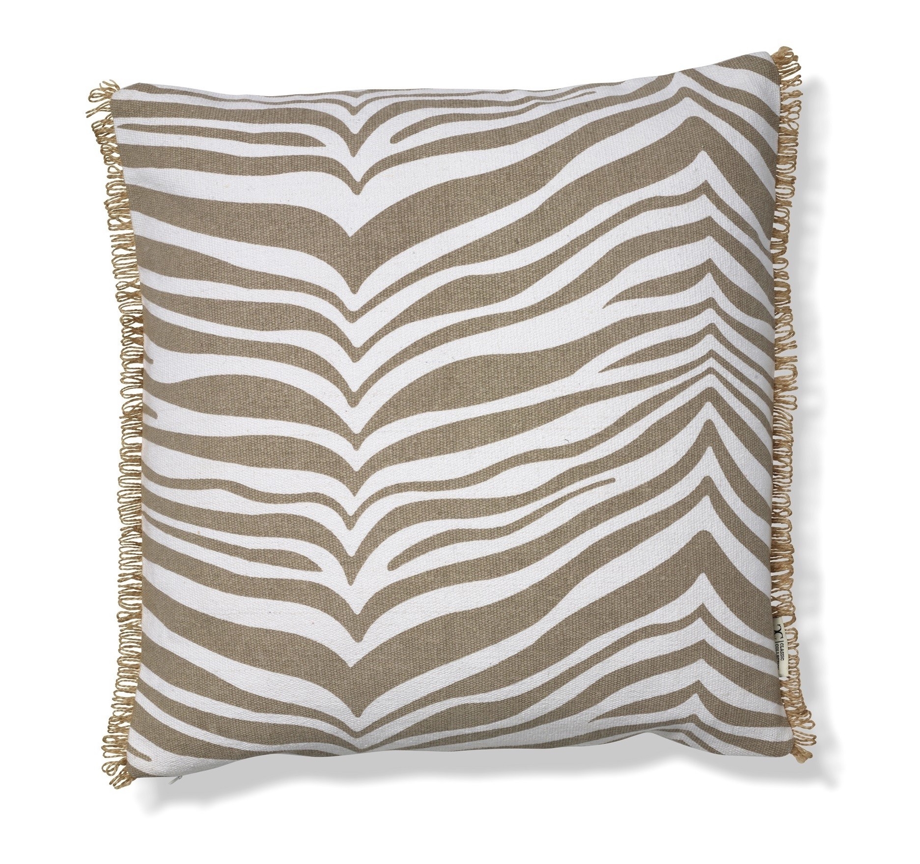 Zebra Prydnadskudde Simply Taupe 50x50