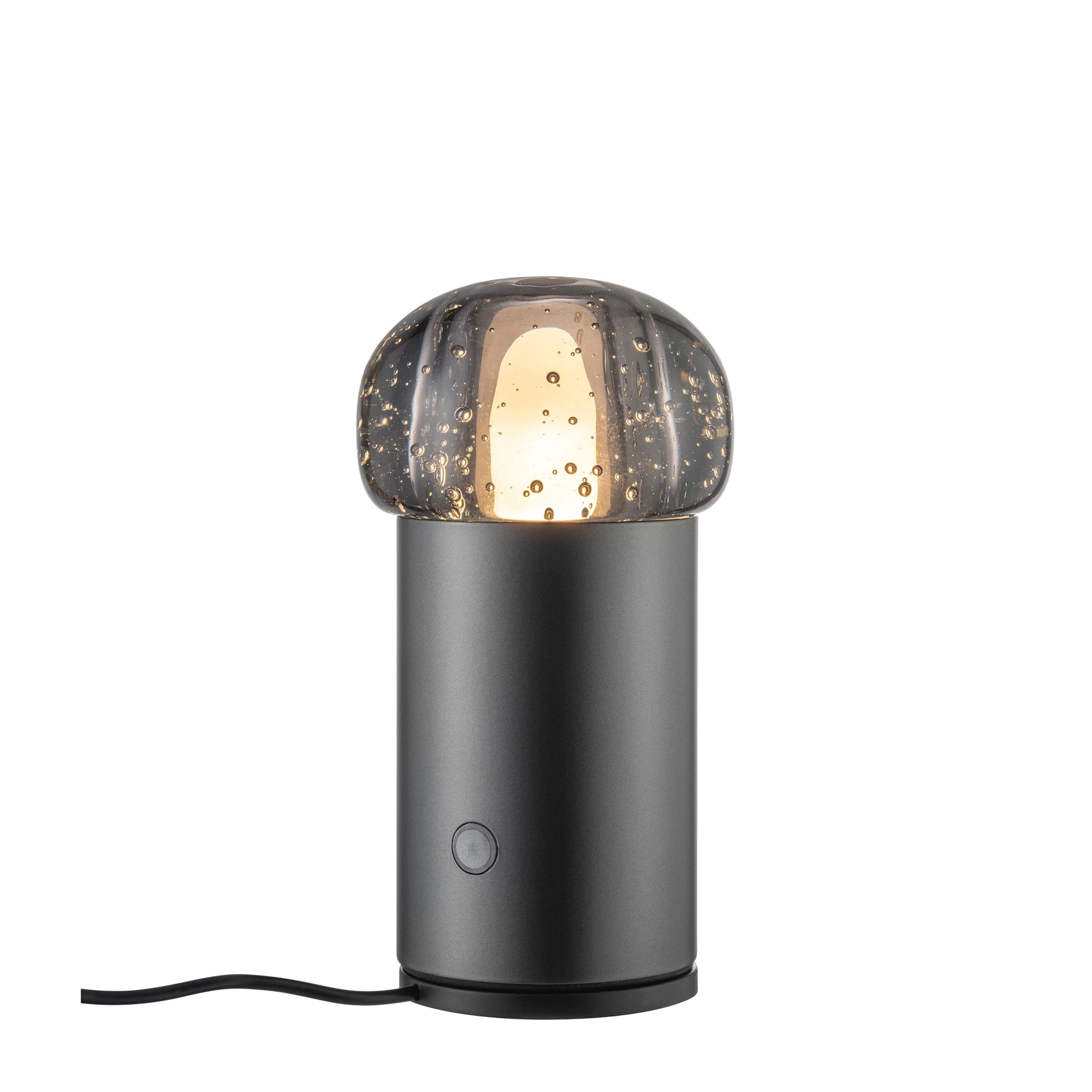 Blomus Iris Portabel Bordlampe Gun Metal 18cm