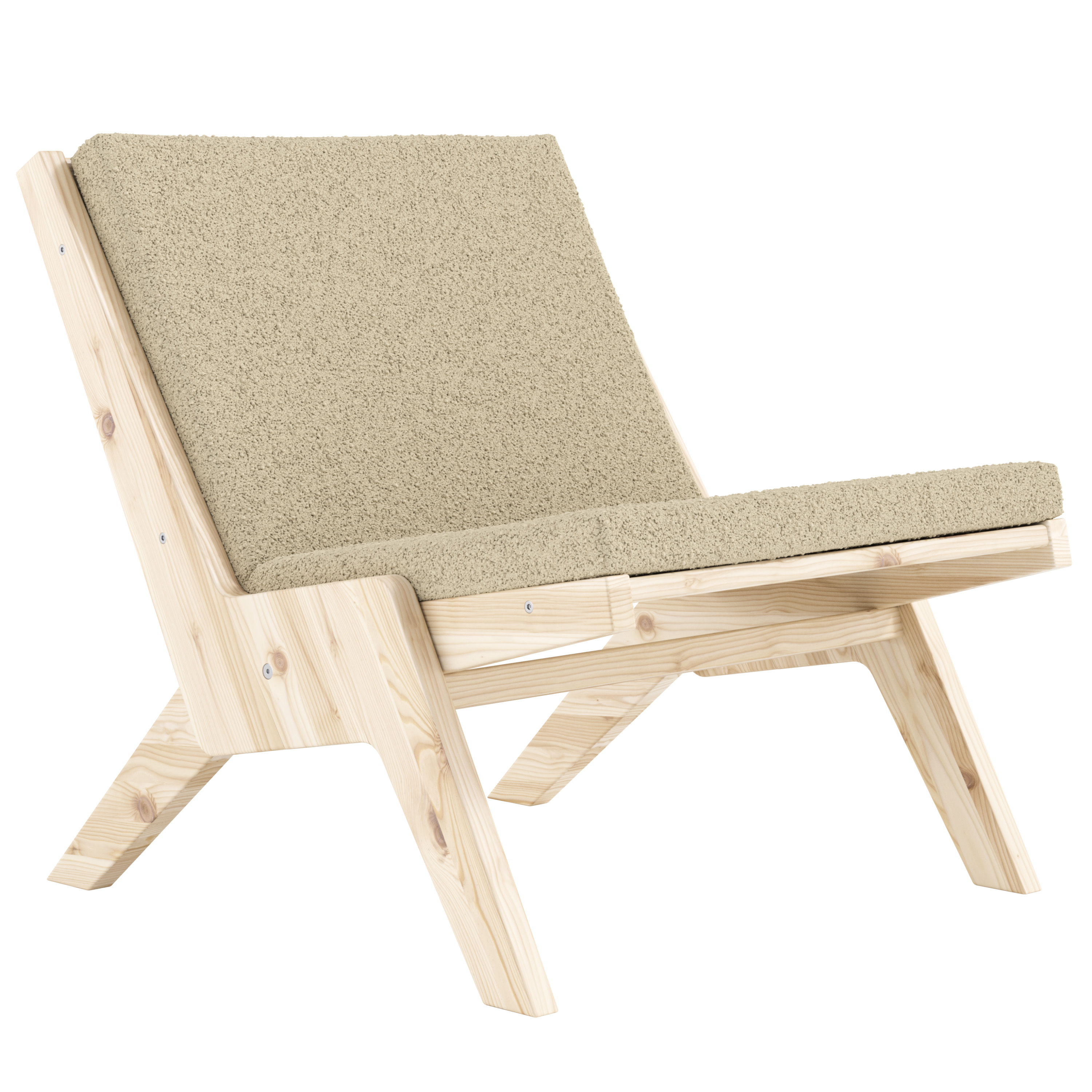 Sway Loungestol Natur/Pebble Beige