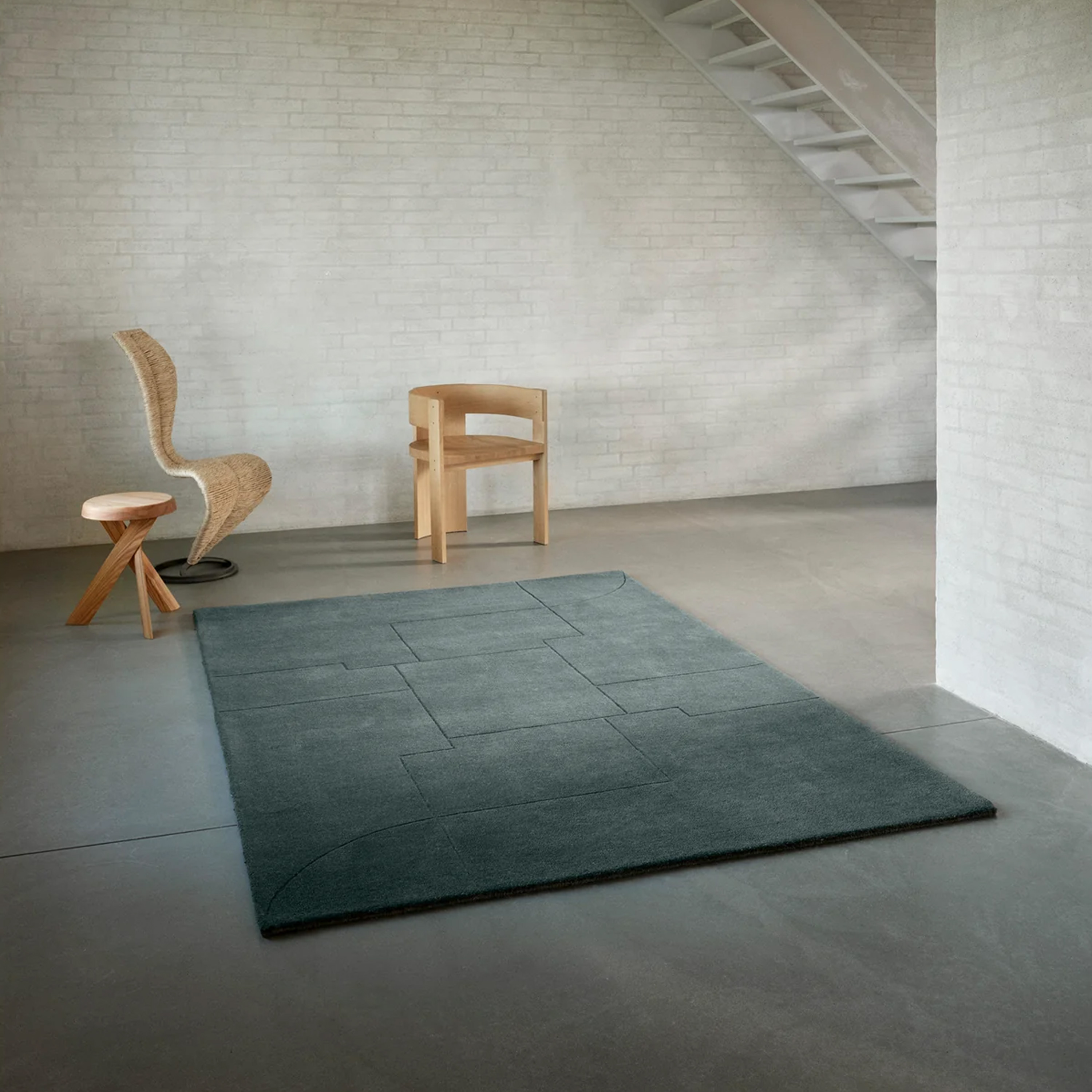 Linie Design Geometric Maze Villamatto Moss 170x240