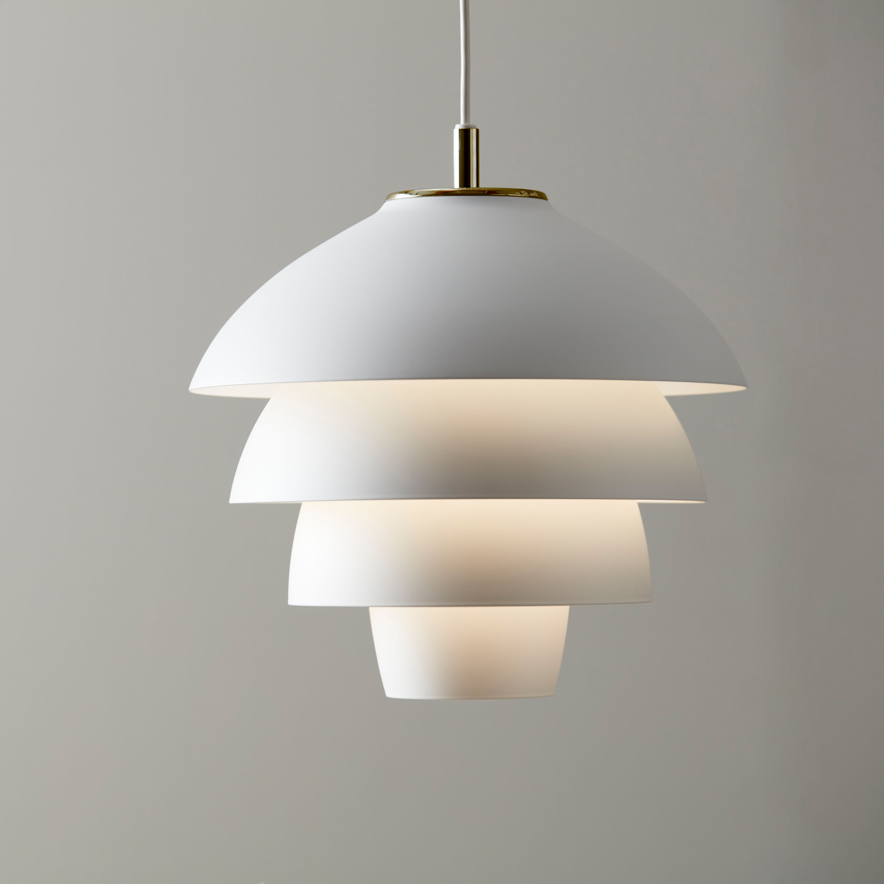 Belid Valencia Riippuvalaisin Mattavalkoinen/Messinki Ø31