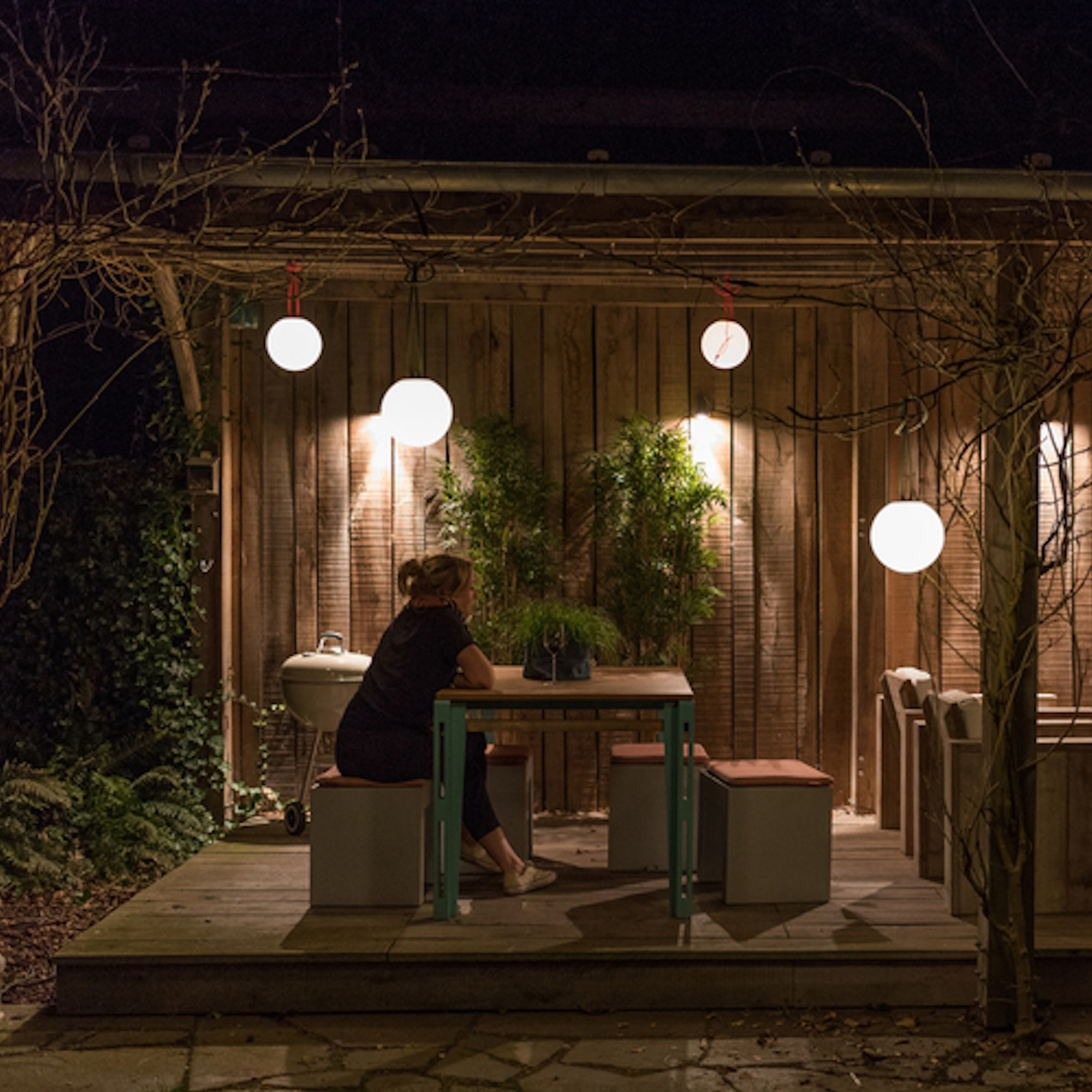 Fatboy Bolleke Lampe Tragbar Wave Blue