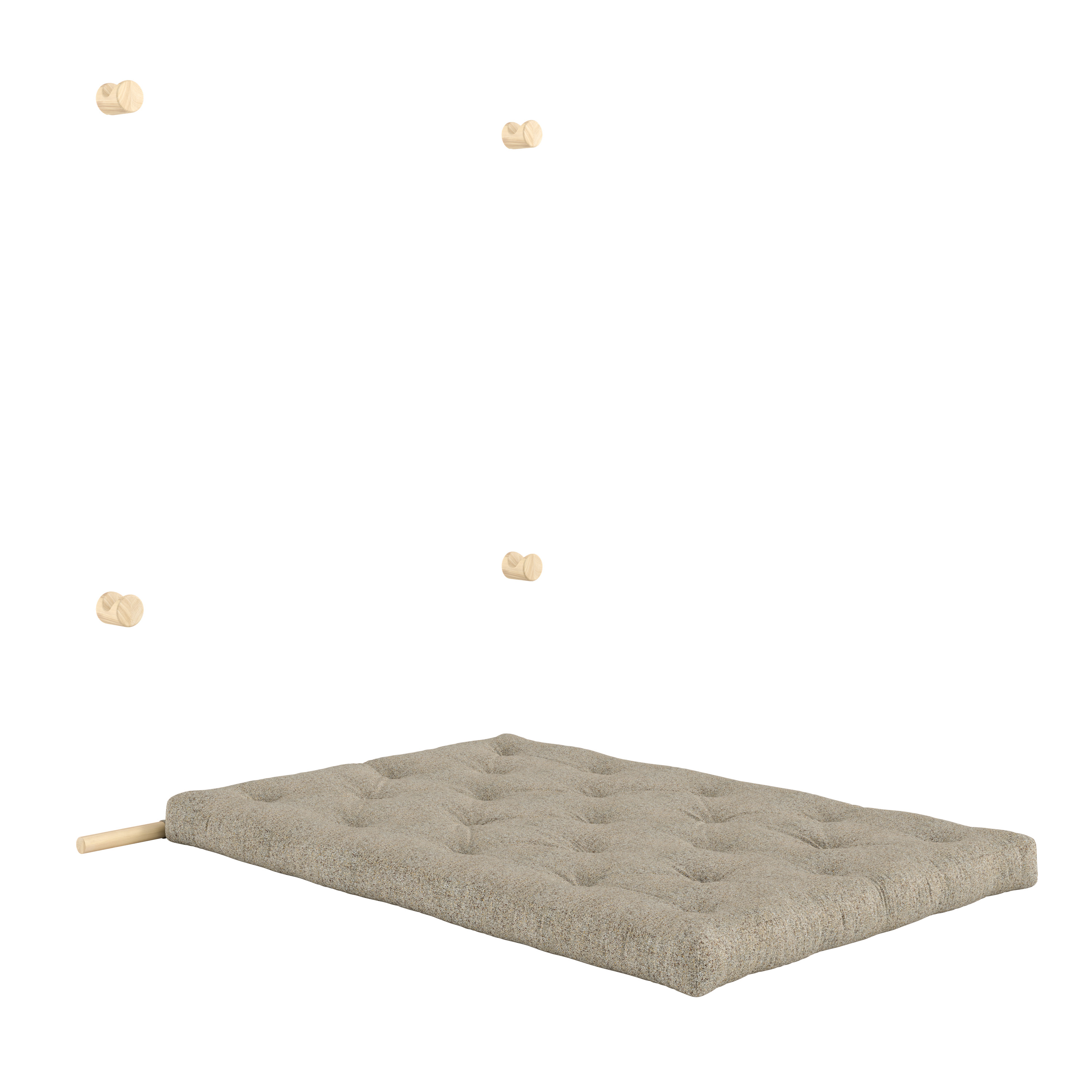 Karup Design Hooked Bäddsoffa Raw Warm Sand 135x200