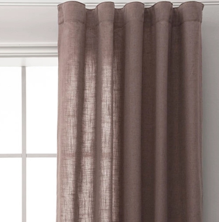 Hasta Home - Lina Vorhanglänge Braun 250cm - Vorhanglängen