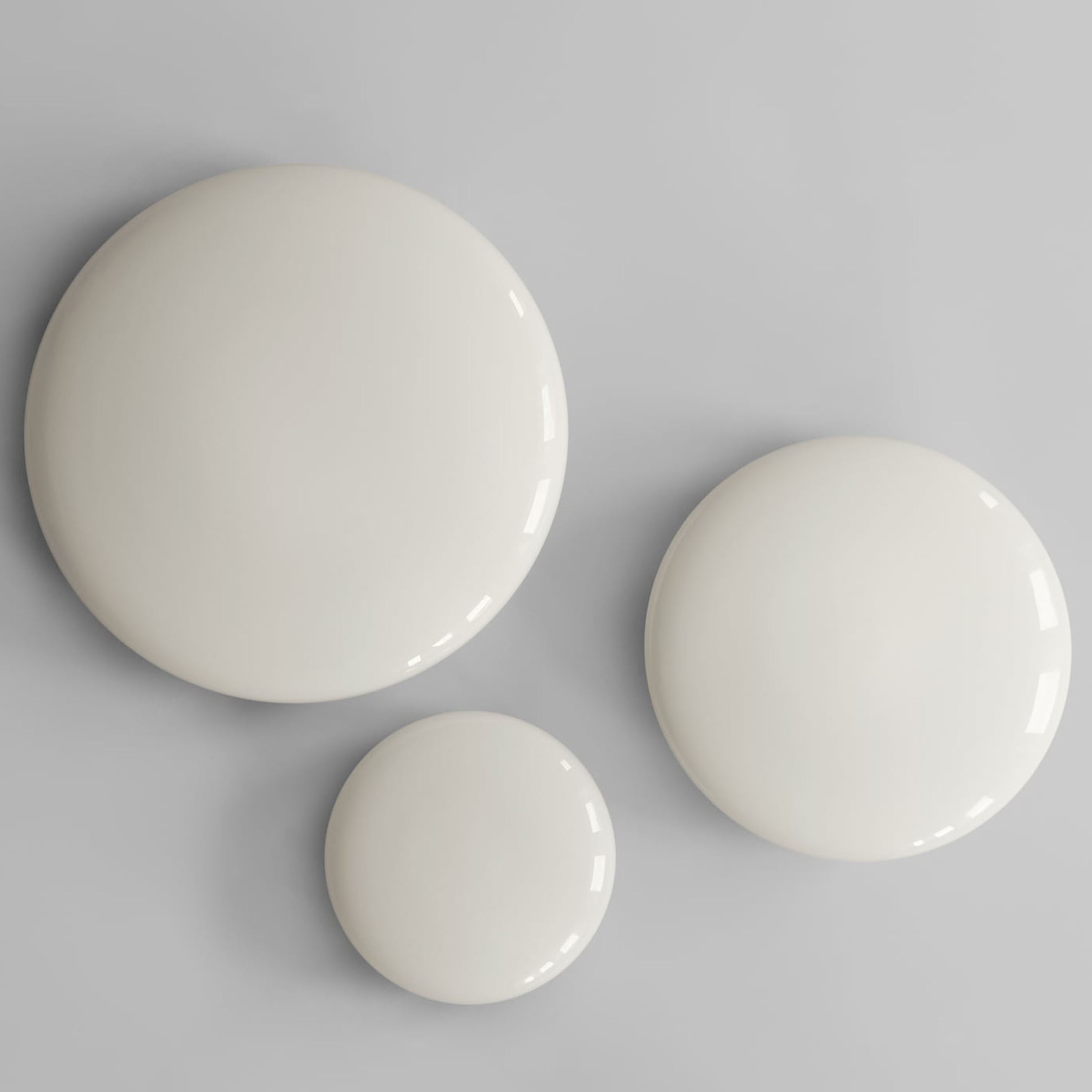 101 Copenhagen Hikari Vegglampe Opal White Ø45