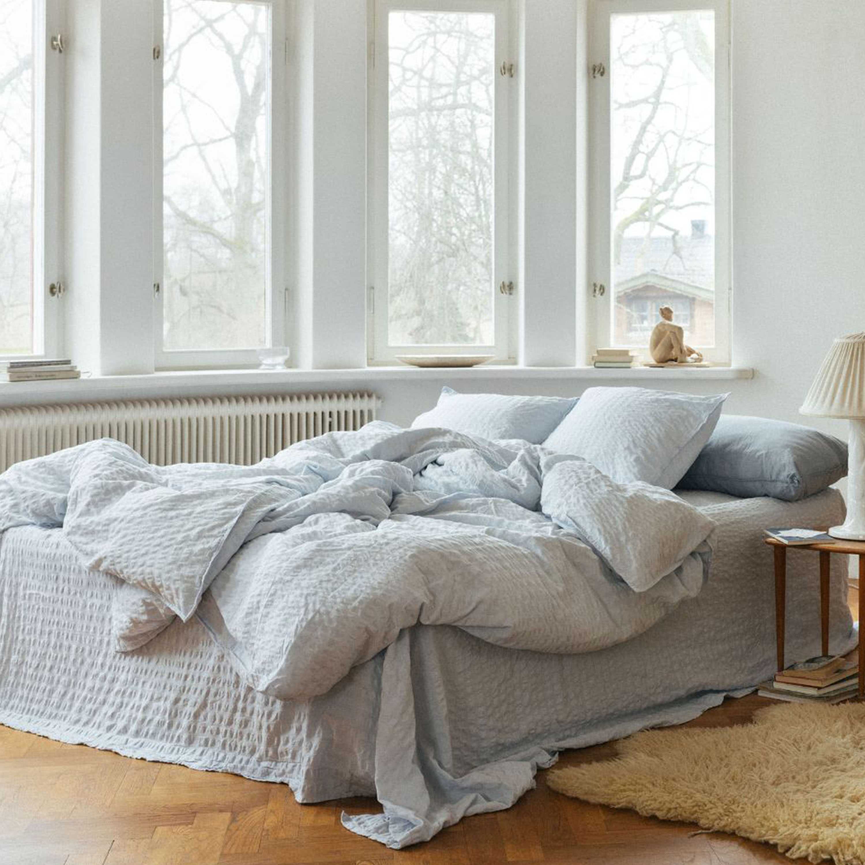 Midnatt Ellie Påslakan Blå Enkel