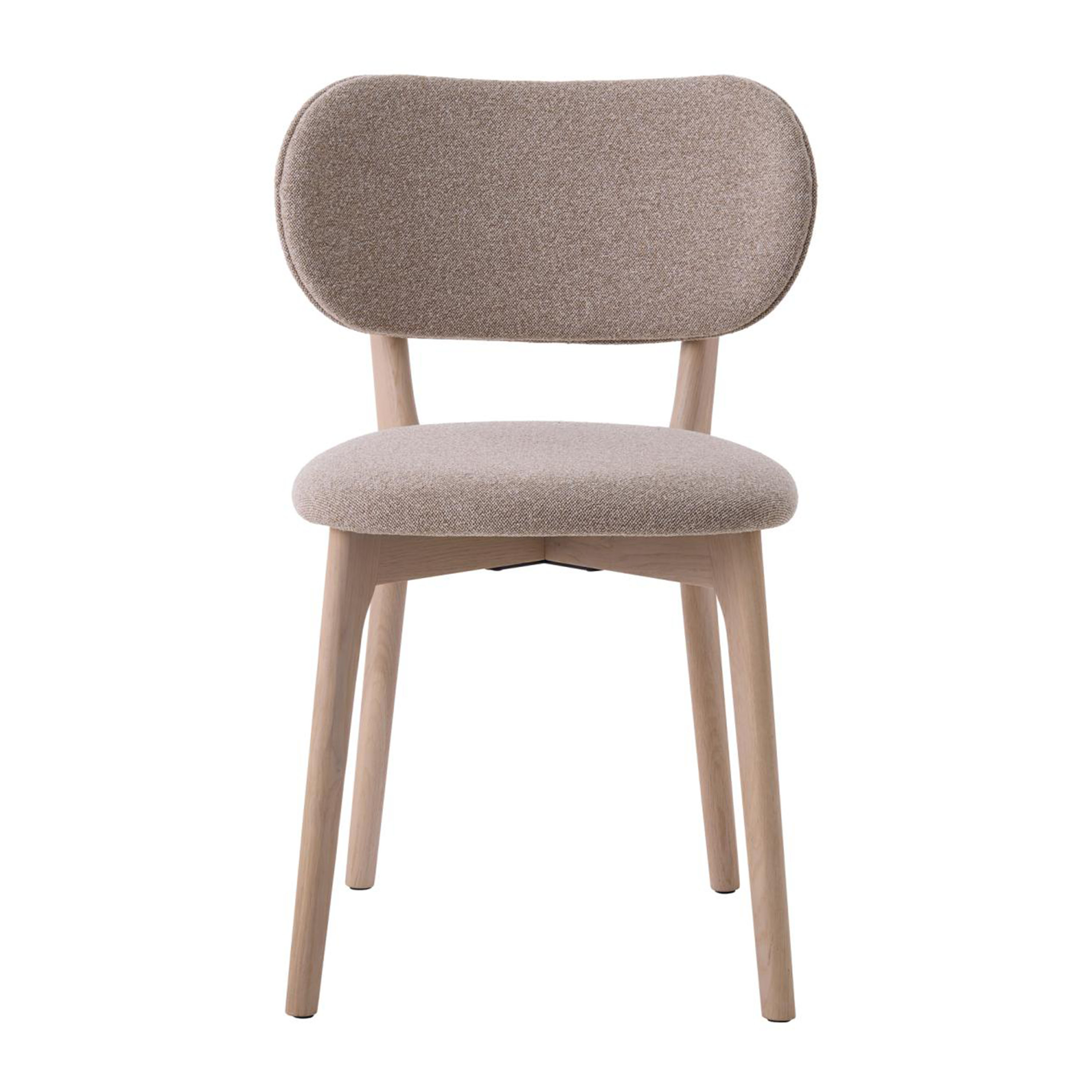 Nordic Home Frances Esszimmerstuhl Weiße Eiche/Sand