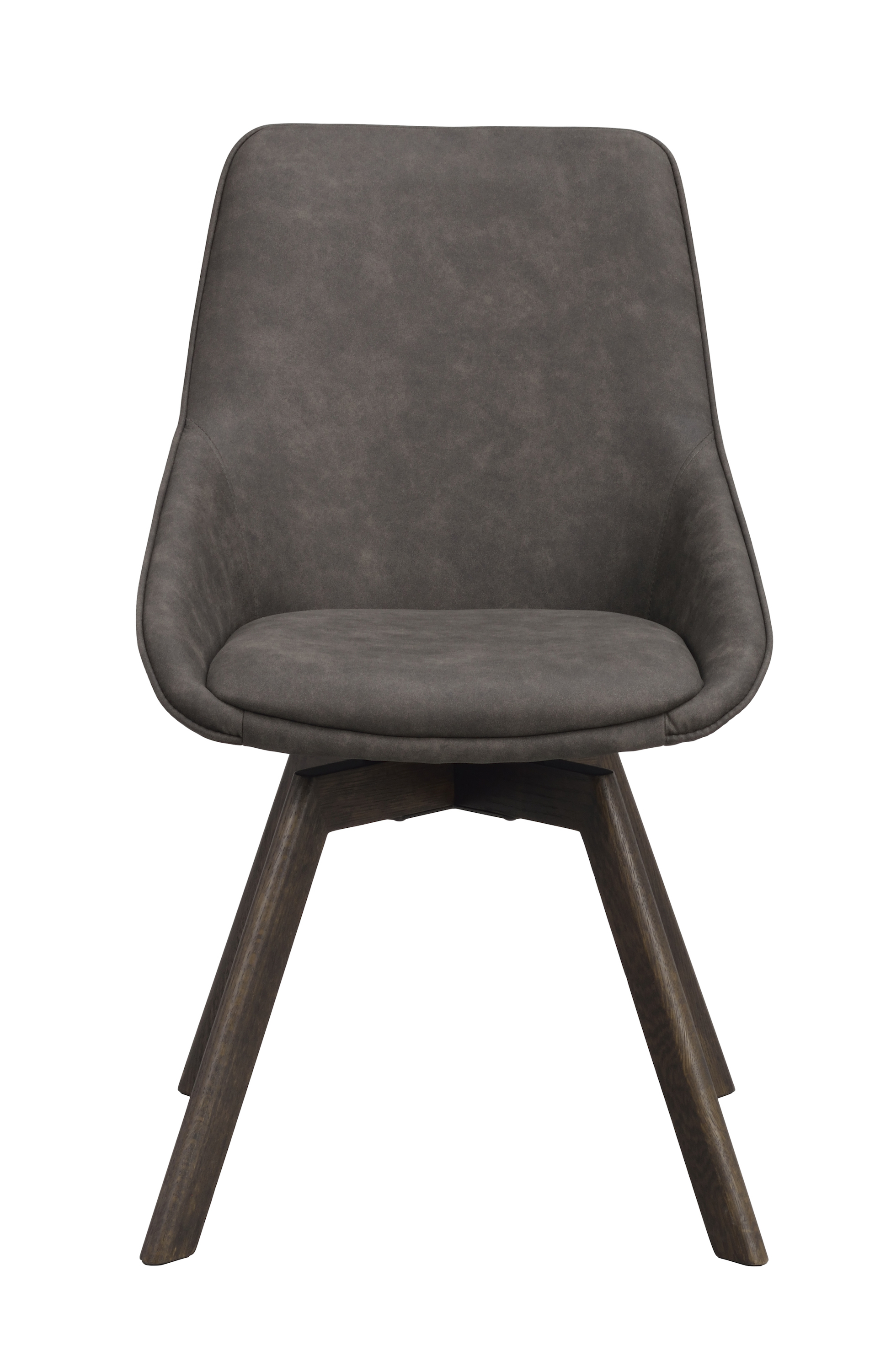 Rowico Home Alison Matstol Mörkgrå Microfiber/Brun